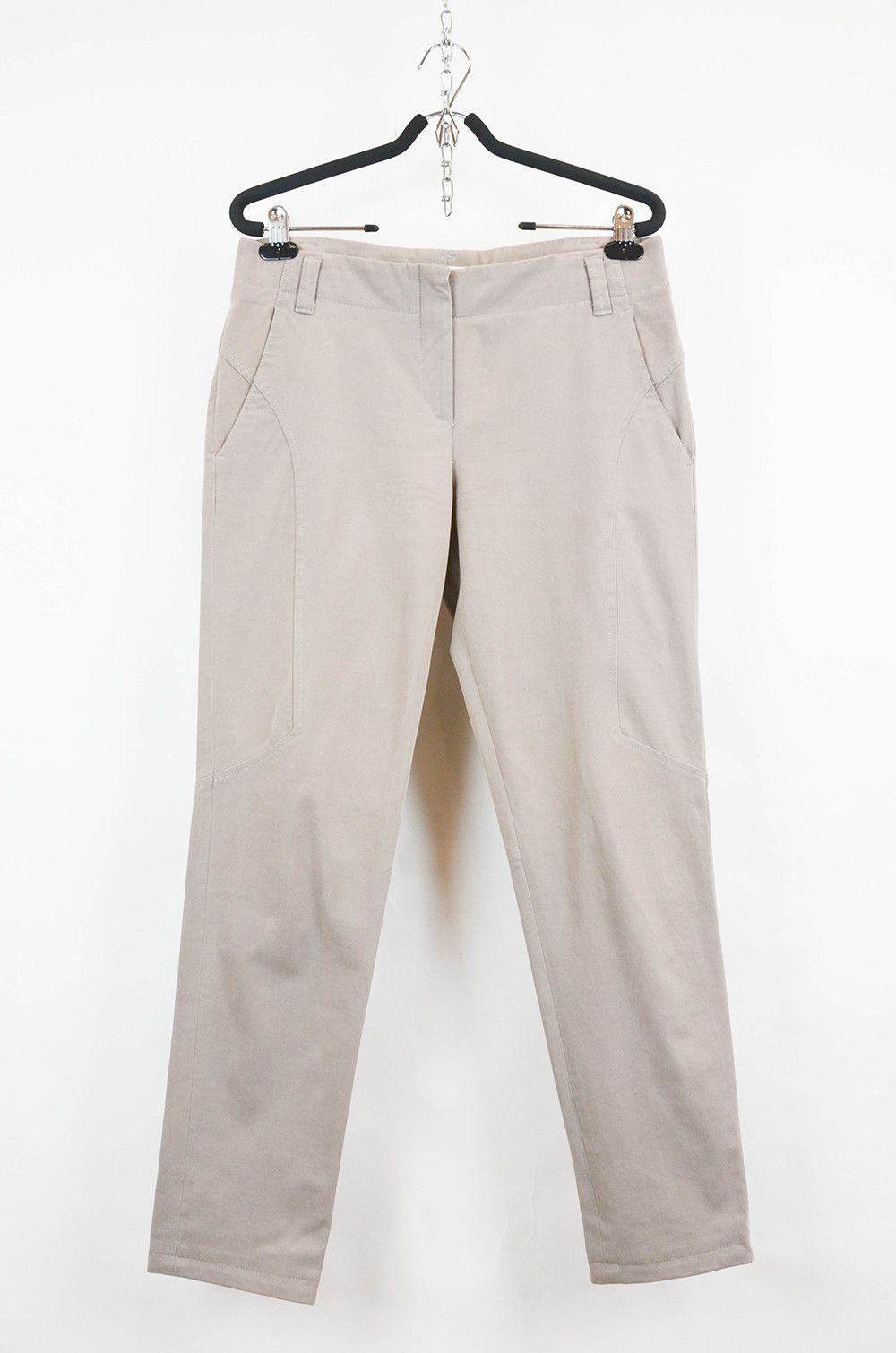 Brunello Cucinelli BRUNELLO CUCINELLI Beige Pants - 42 Size 28" / US 6 / IT 42 - 1 Thumbnail