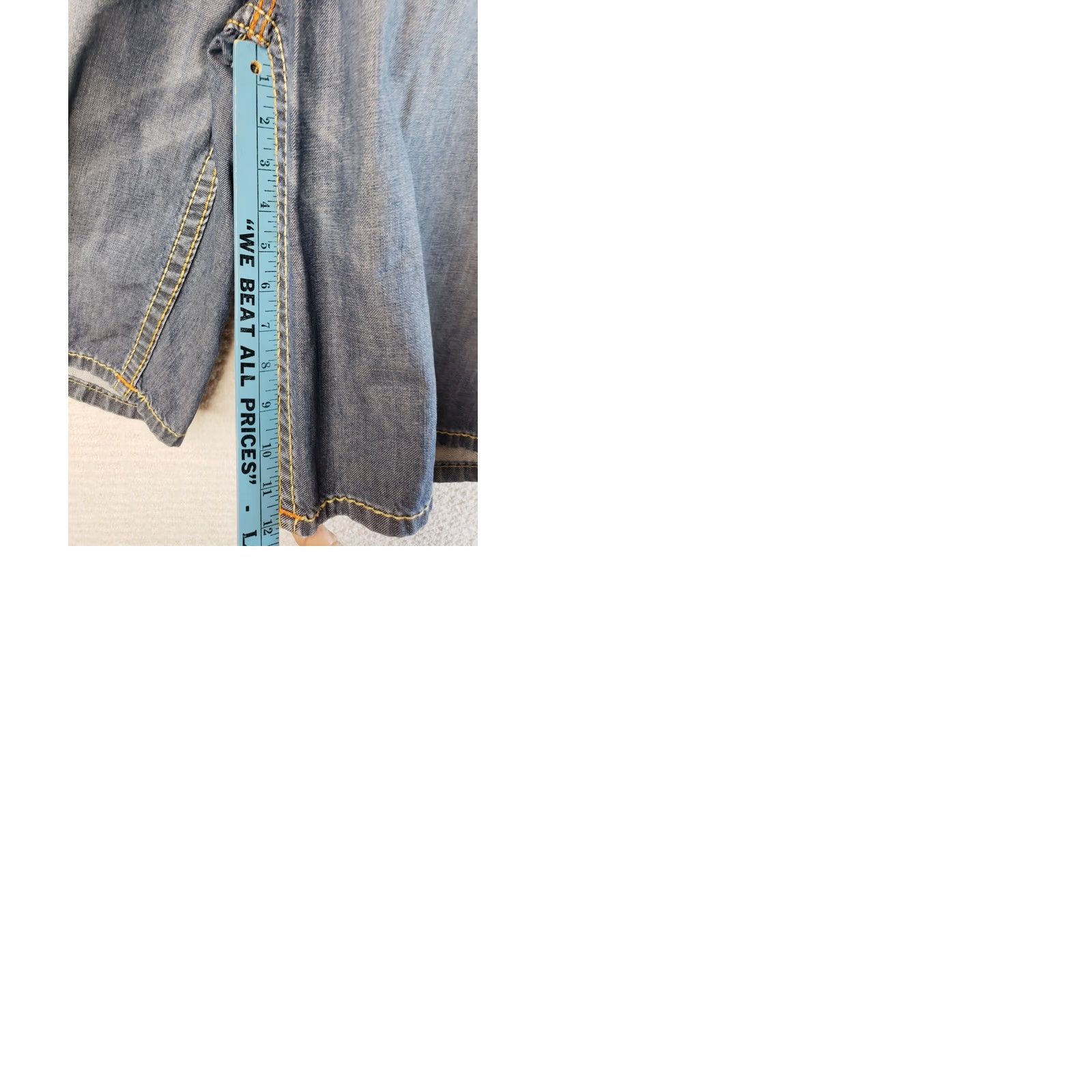 True Religion True Religion Denim Shorts Board Surf Swimwear Trunks 40W X 12L No Liner Mens Beach Casual Vintage? Size US 40 / EU 56 - 9 Thumbnail