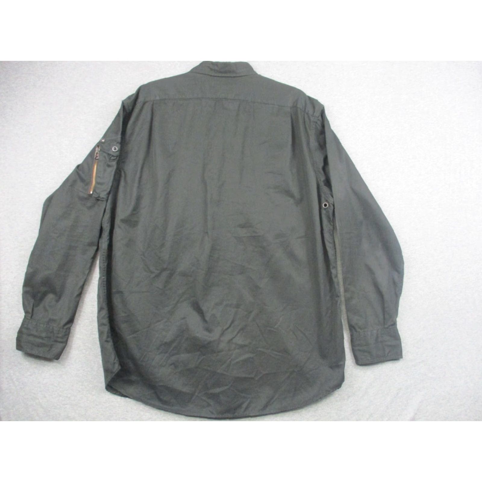 Polo Ralph Lauren Polo Ralph Lauren R2 Military Shirt XL Black Loop Collar Metal Zipper Shirt Mens XL Black Polo Ralph Lauren R2 Military Shirt Metal Zipper Loop Collar Size US XL / EU 56 / 4 - 6 Thumbnail
