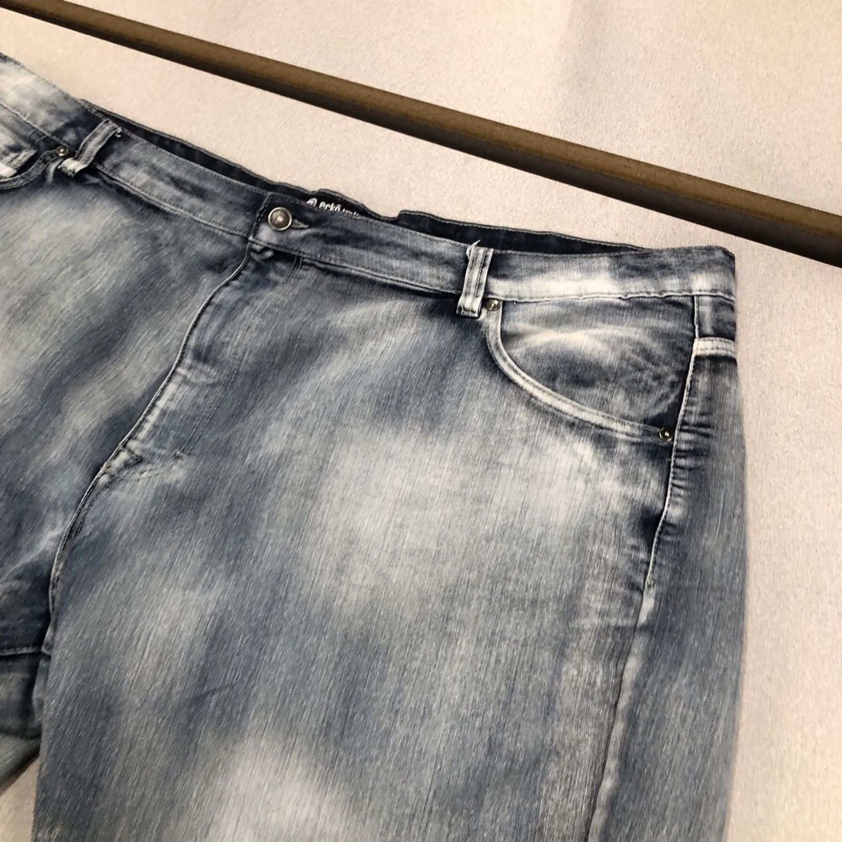 Ecko Unltd. VINTAGE Mens Ecko Unltd Bermuda Shorts Jeans Blue Stone Wash 50 Big & Tall Hip Hop Mens Size US 34 / EU 50 - 3 Thumbnail