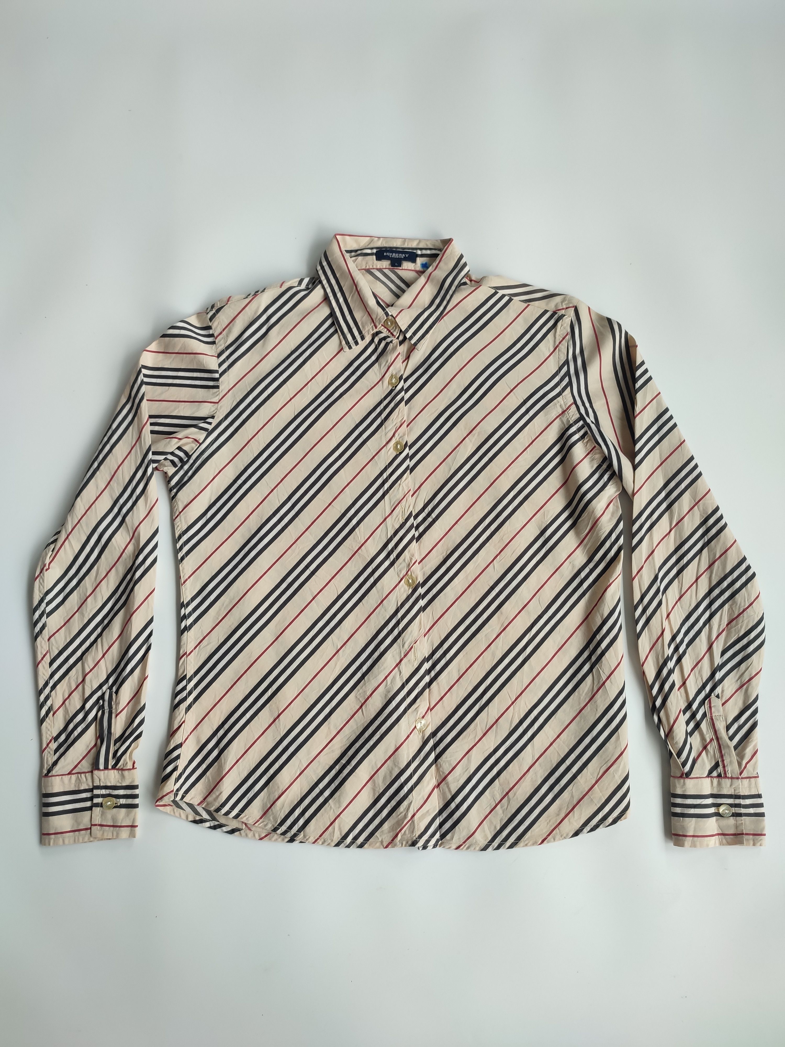 Burberry AUTHENTIC BURBERRY WOMEN BLOUSES LONGSLEEVE SHIRT Size L / US 10 / IT 46 - 1 Thumbnail