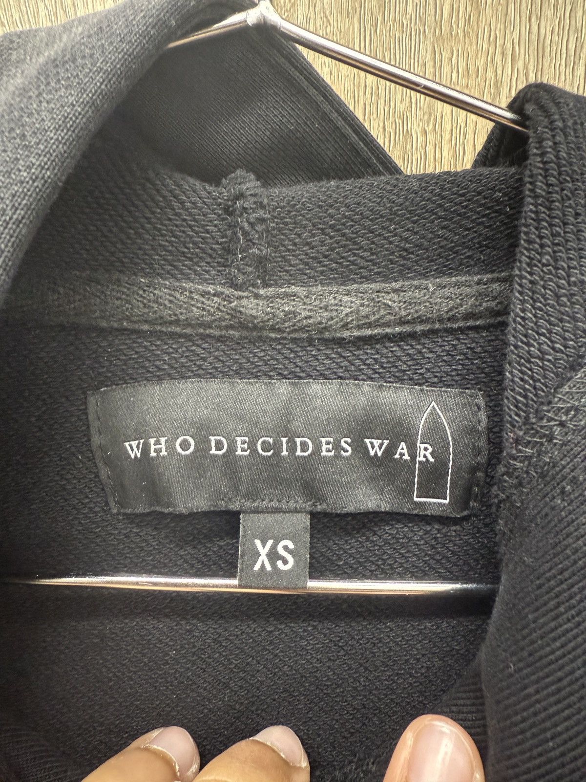 Who Decides War Who Decides War Black Hoodie Size US XS / EU 42 / 0 - 6 Thumbnail