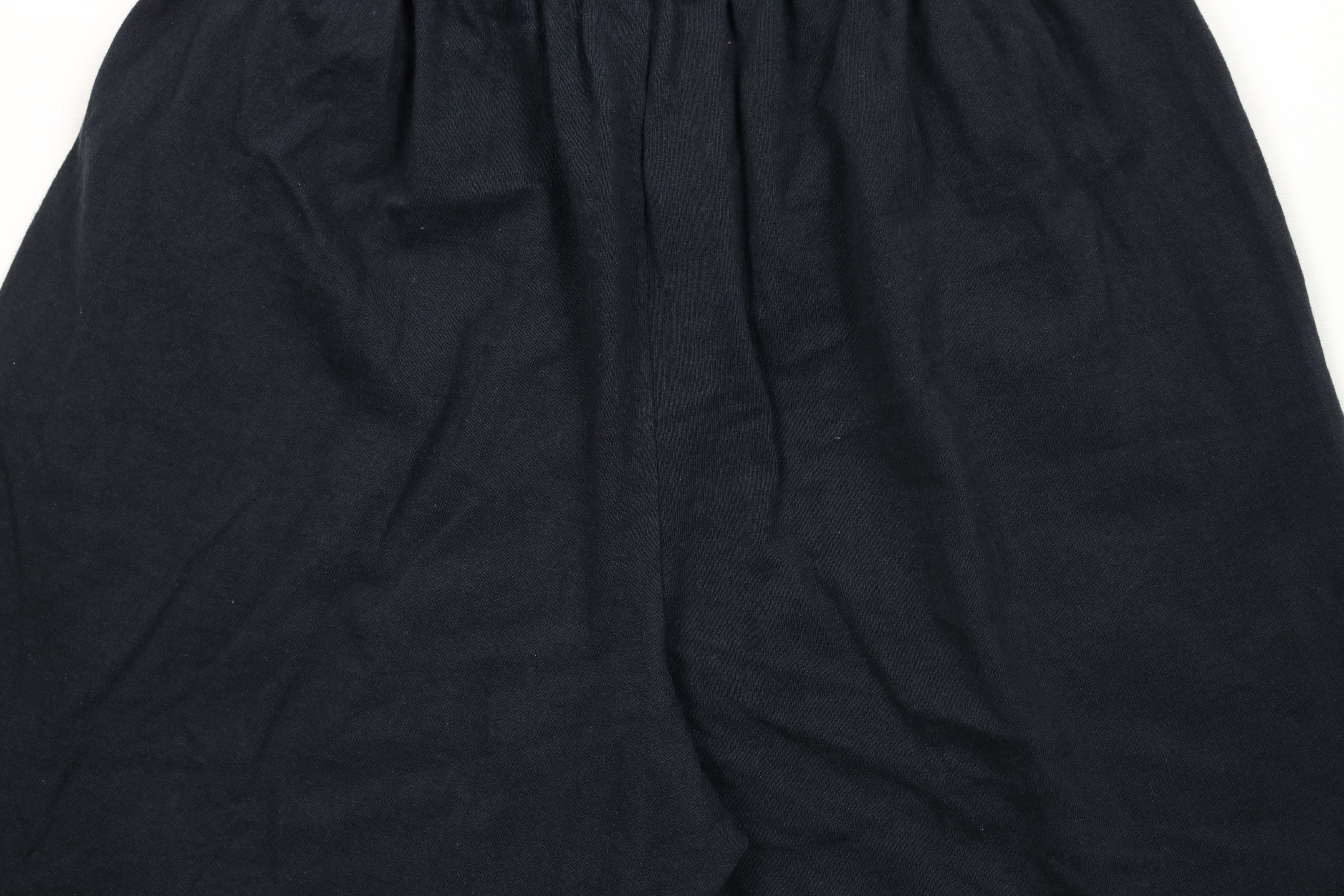 Vintage Vintage 90s Streetwear Blank Cotton Above Knee Shorts Black Size US 30 / EU 46 - 11 Thumbnail