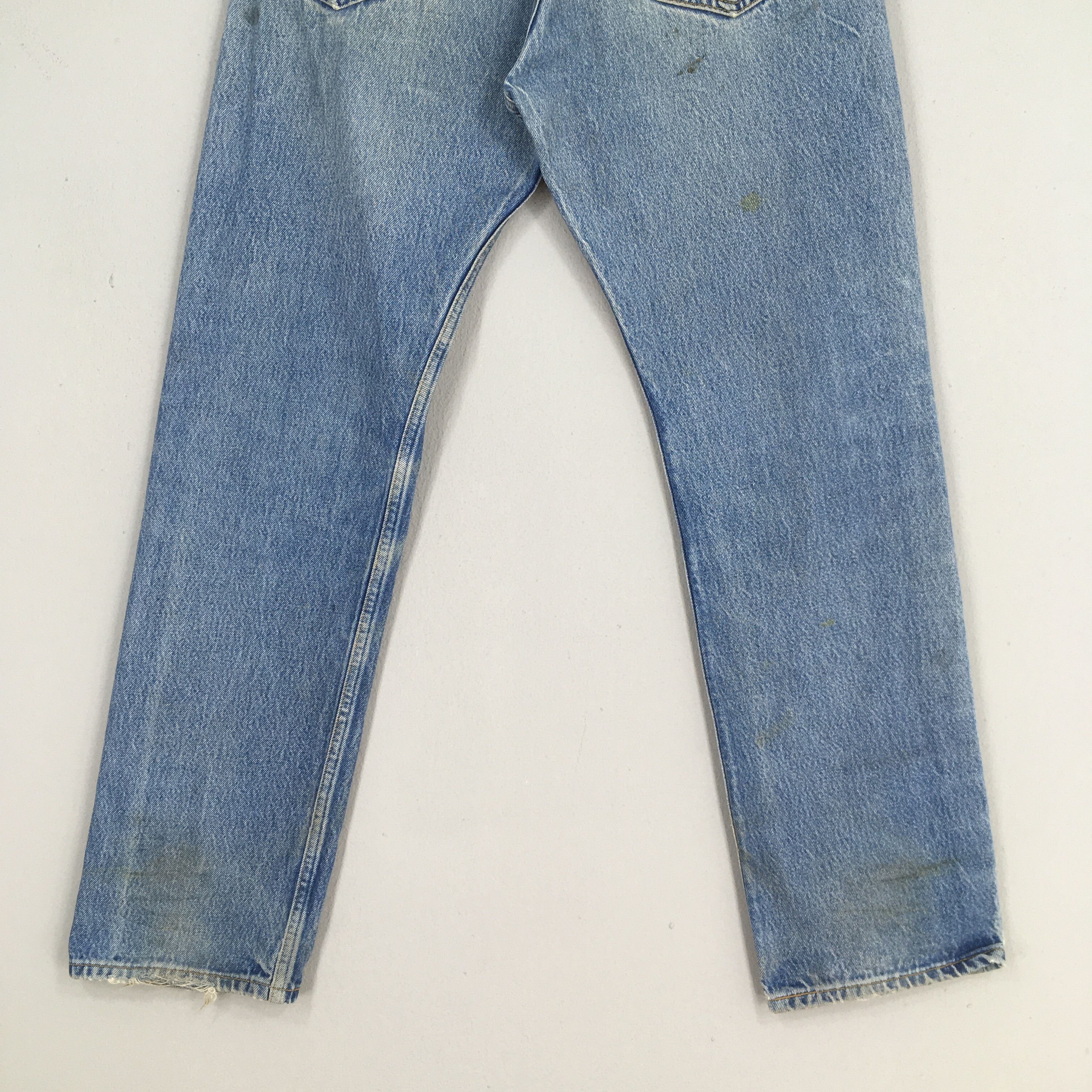 Levi's Size 30x30 Vintage 90s Levi's 501 Ripped Jeans S302 Size US 30 / EU 46 - 9 Thumbnail