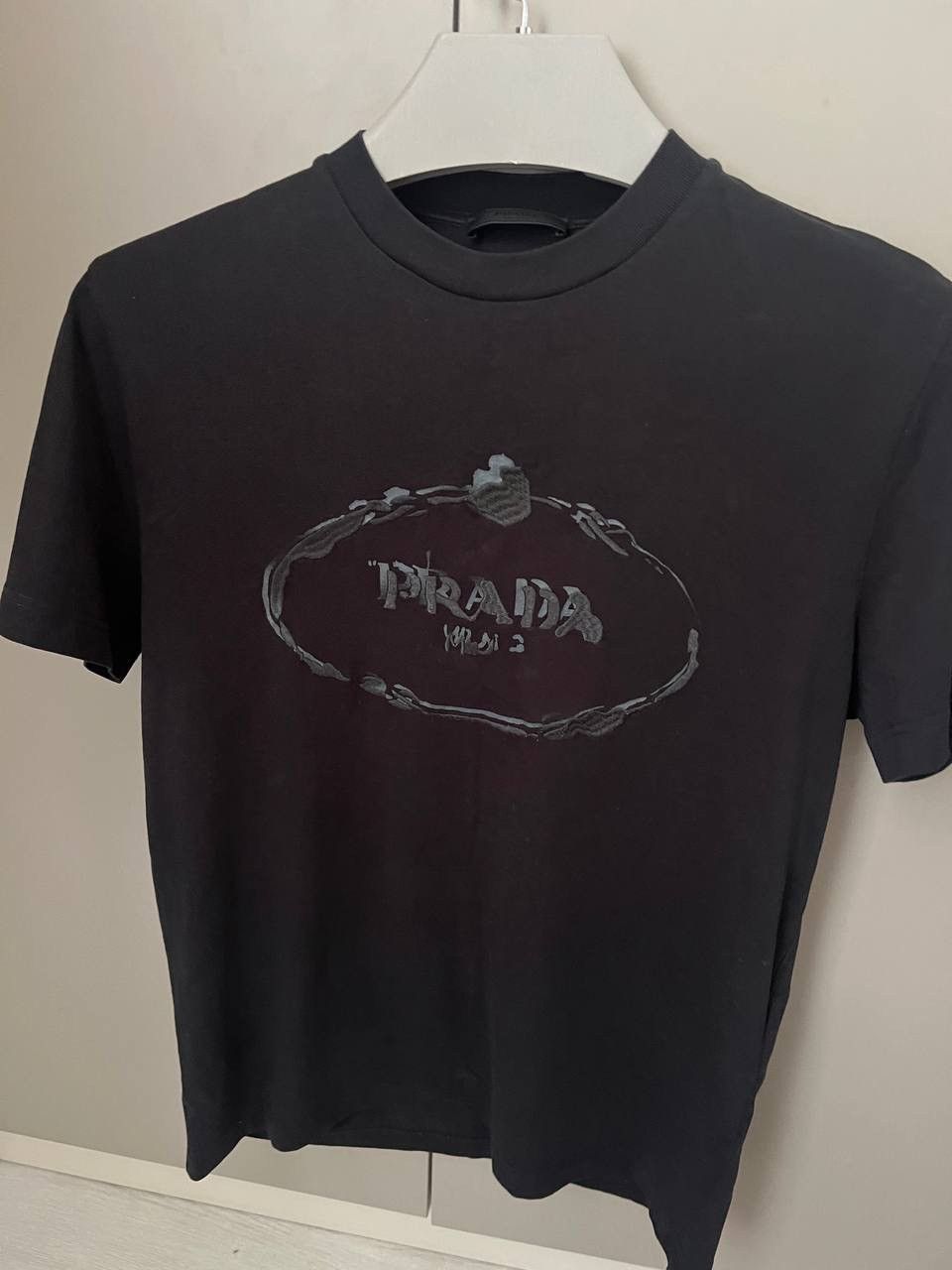 Prada Prada Embroidered logo t-shirt Size US M / EU 48-50 / 2 - 1 Thumbnail