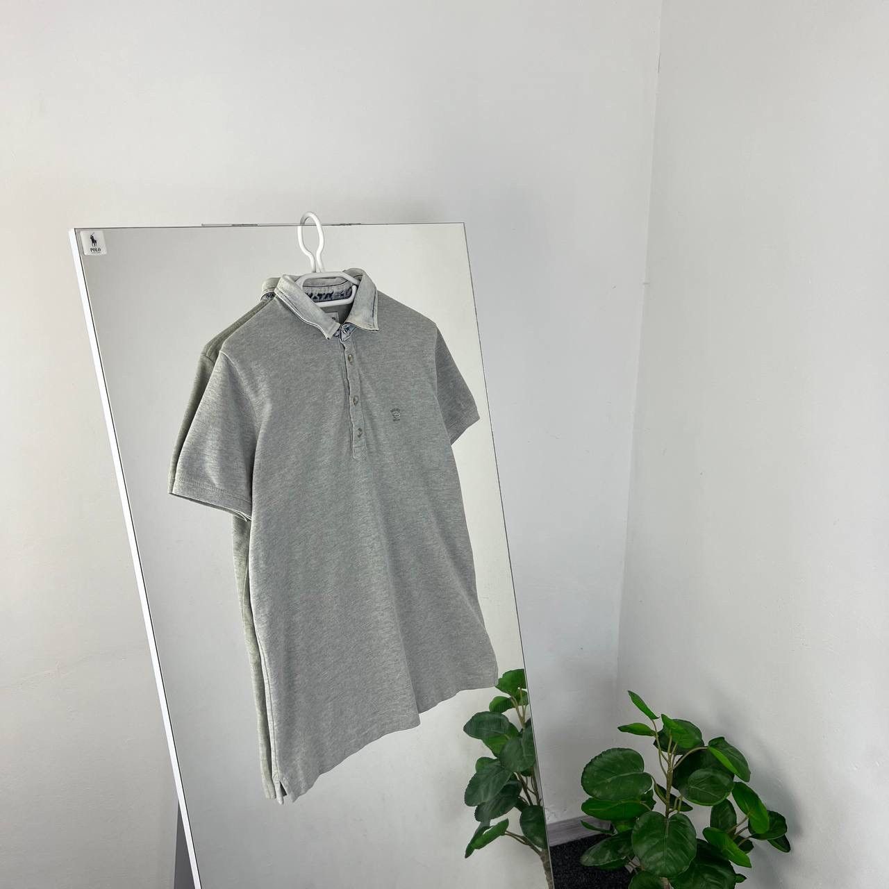 Diesel Luxury Diesel Mini Logo Denim Neck Polo T-Shirt Size US M / EU 48-50 / 2 - 1 Thumbnail