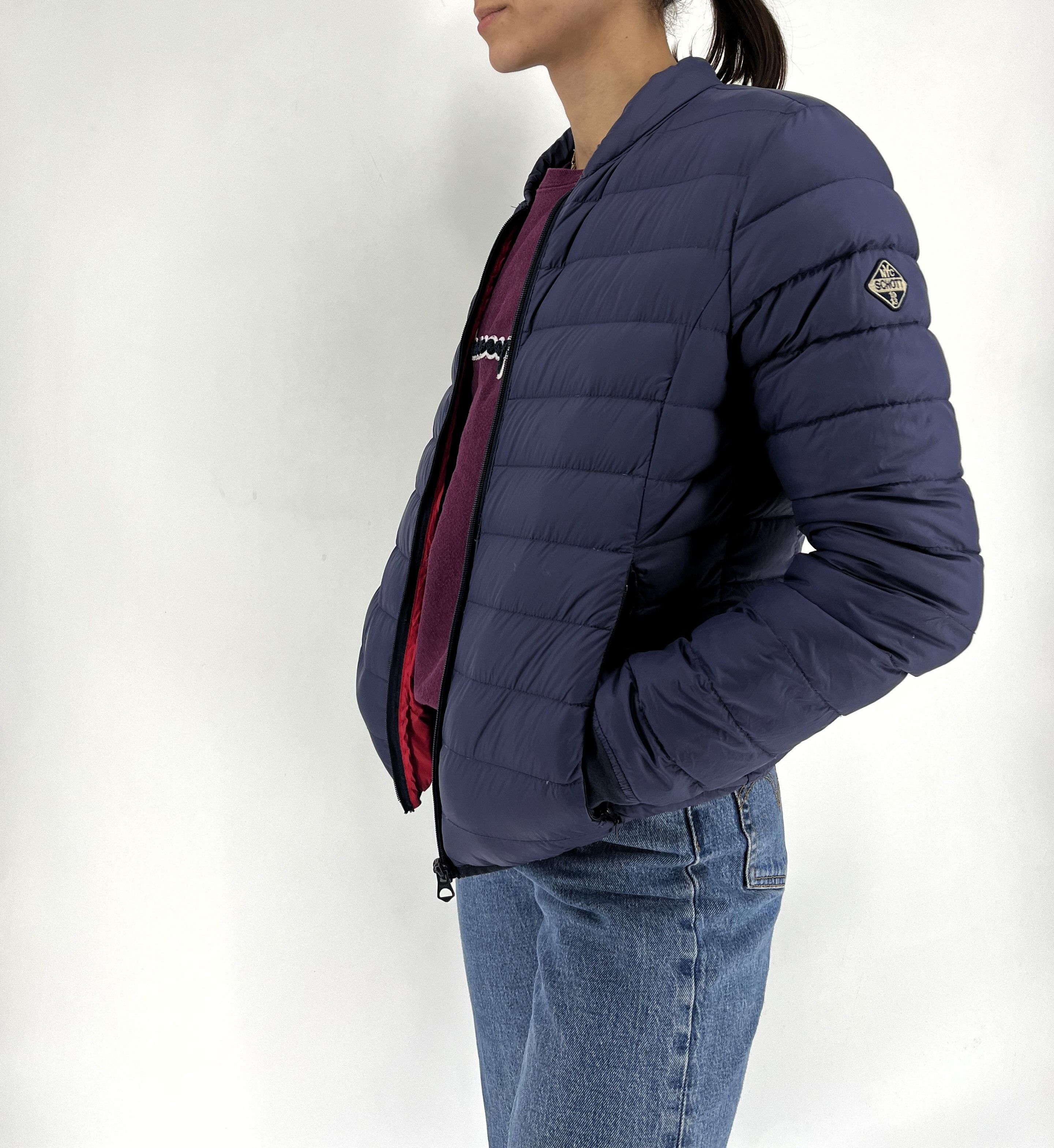 Schott × Vintage Vintage Schott Down Womens Jacket - Navy Size S Size S / US 4 / IT 40 - 3 Thumbnail