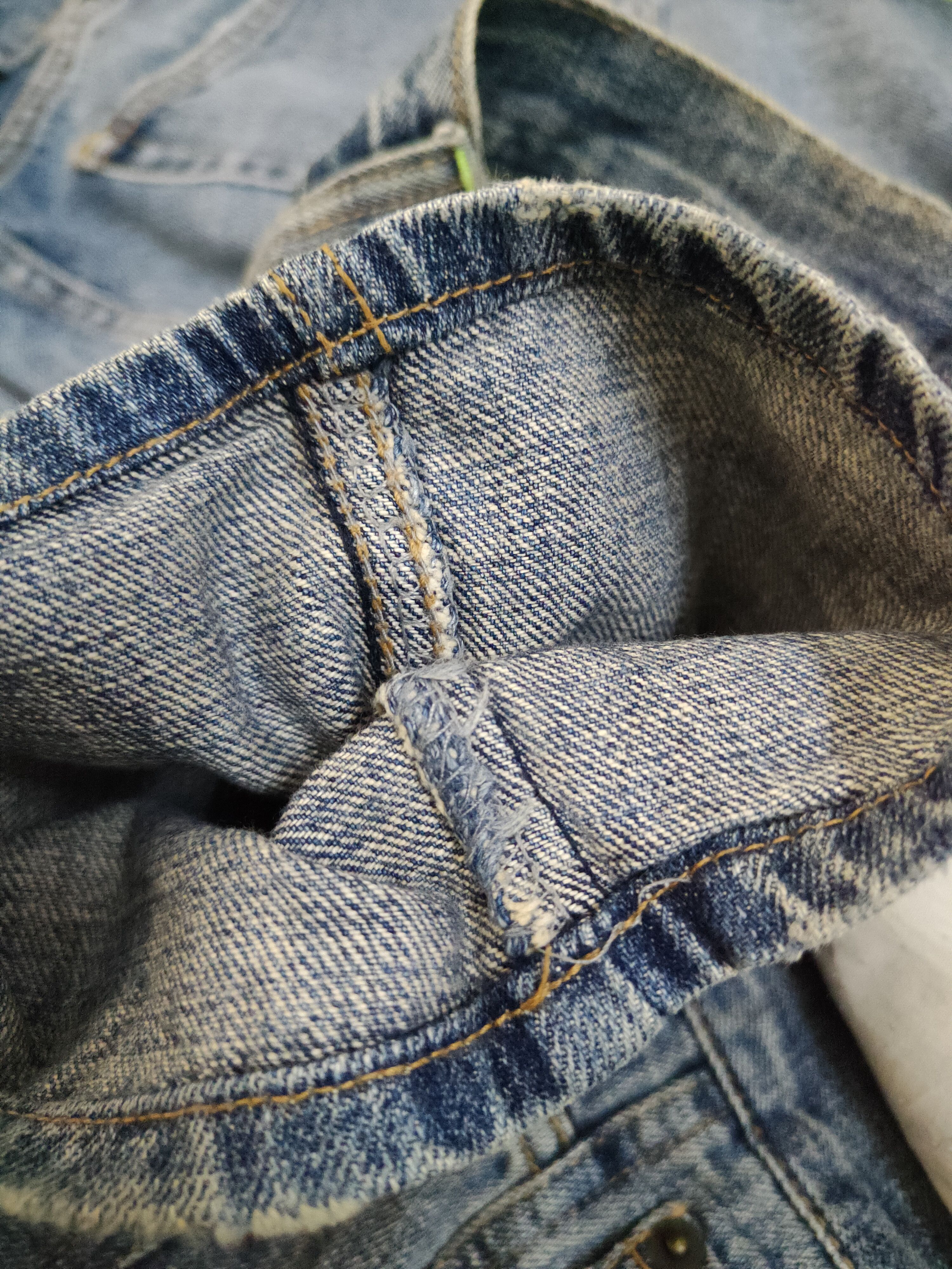 Japanese Brand D.i.a Blue Distressed Ripped denim Jeans #W1483 Size US 30 / EU 46 - 14 Thumbnail