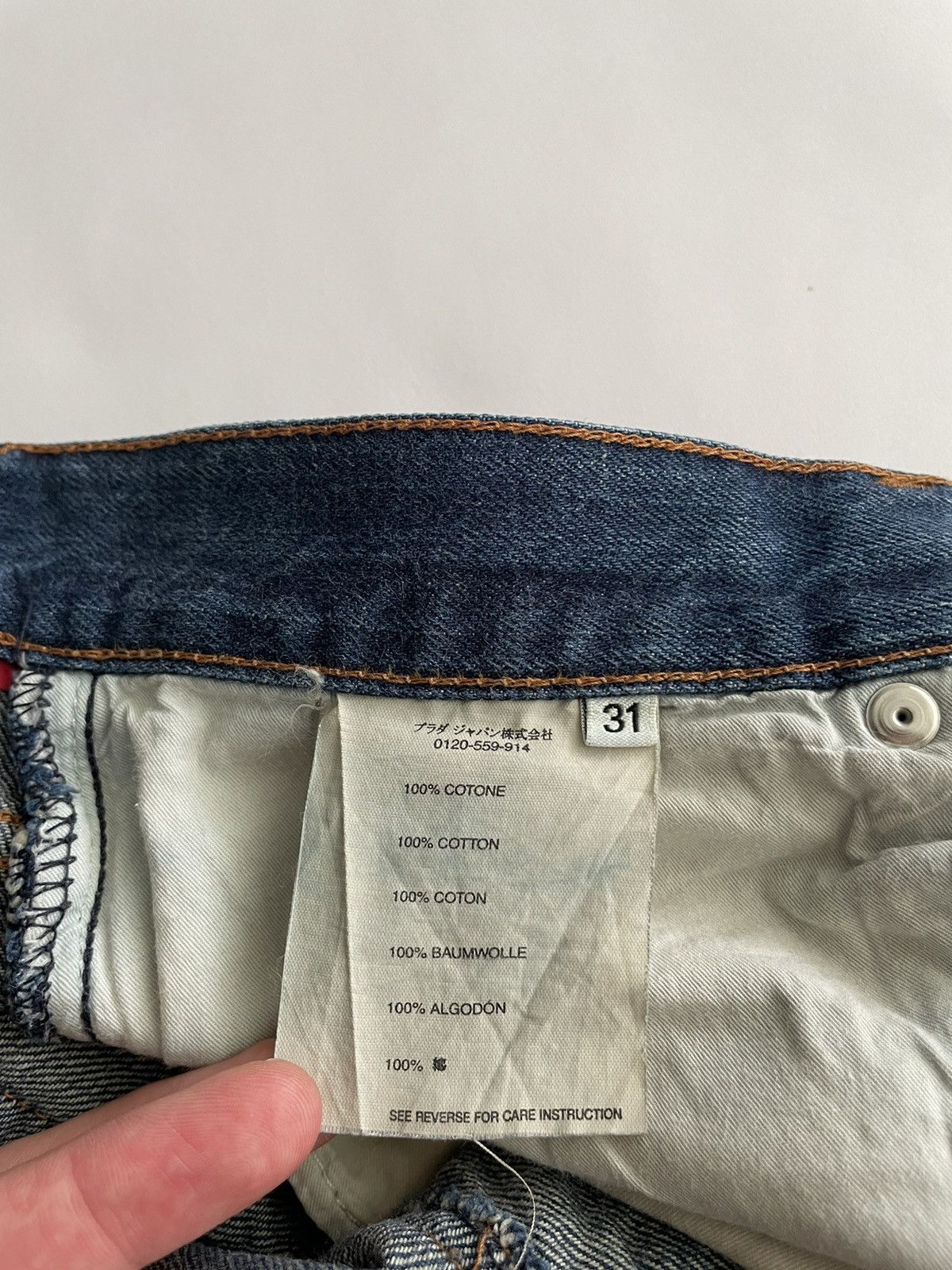Prada Prada Early 2000’s Selvedge Denim Jeans Size US 30 / EU 46 - 9 Thumbnail