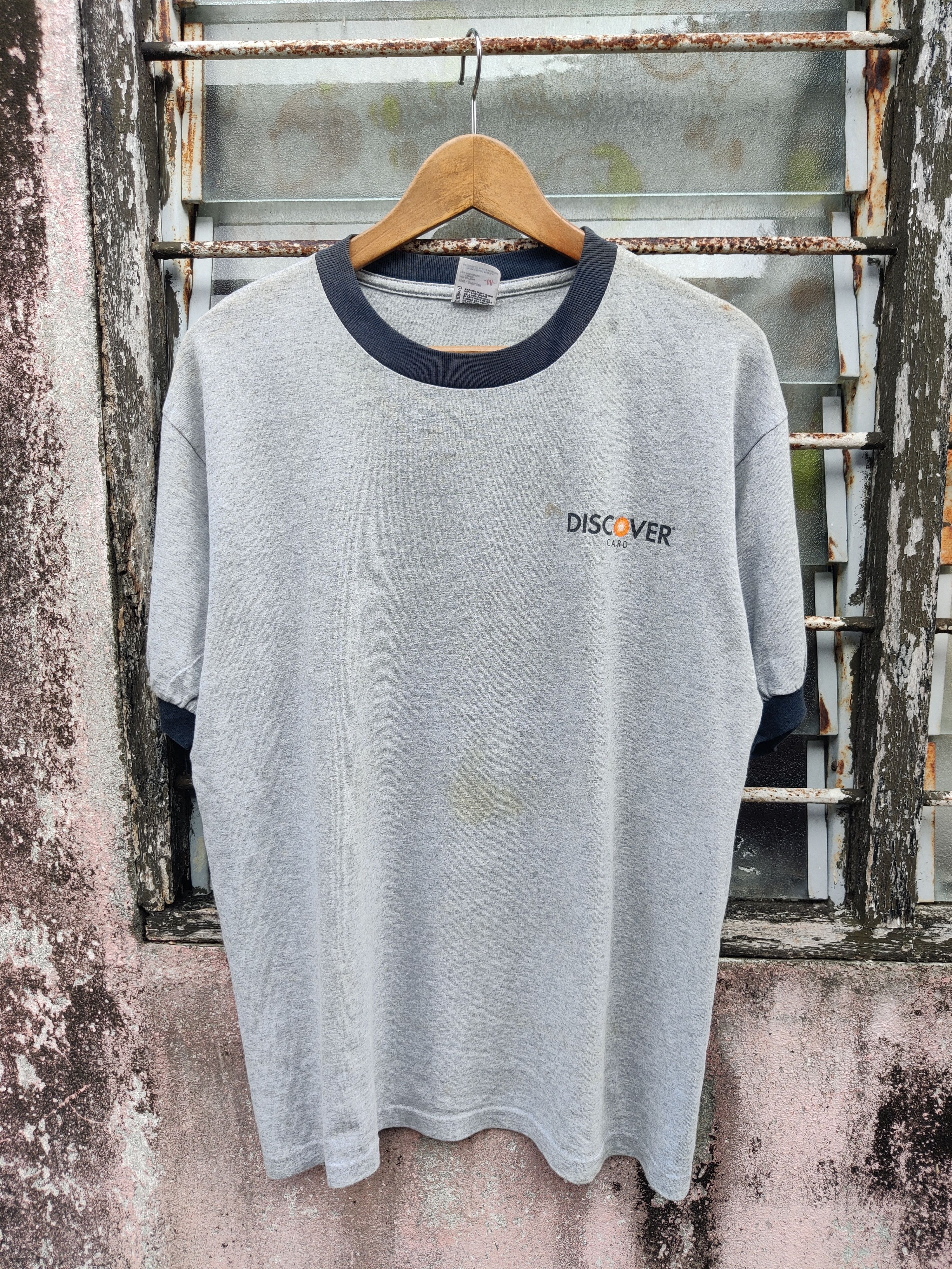 Vintage Vintage Discover 2Go Credit Card Promo Ringer Shirt Size US M / EU 48-50 / 2 - 6 Thumbnail