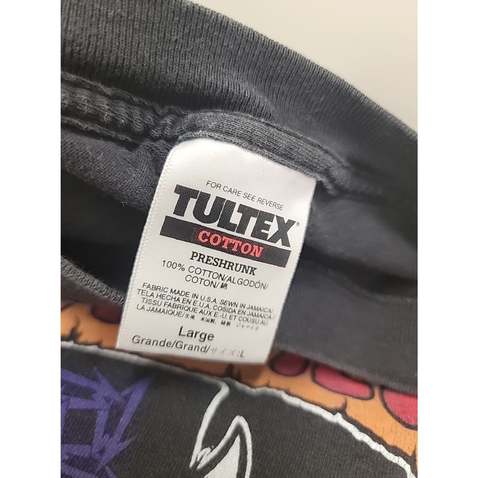 Tultex VINTAGE Metallica 1996 Loadapaloozas Graphic T-shirt Men’s L Black Band 90s Shirt Mens Size US L / EU 52-54 / 3 - 7 Thumbnail