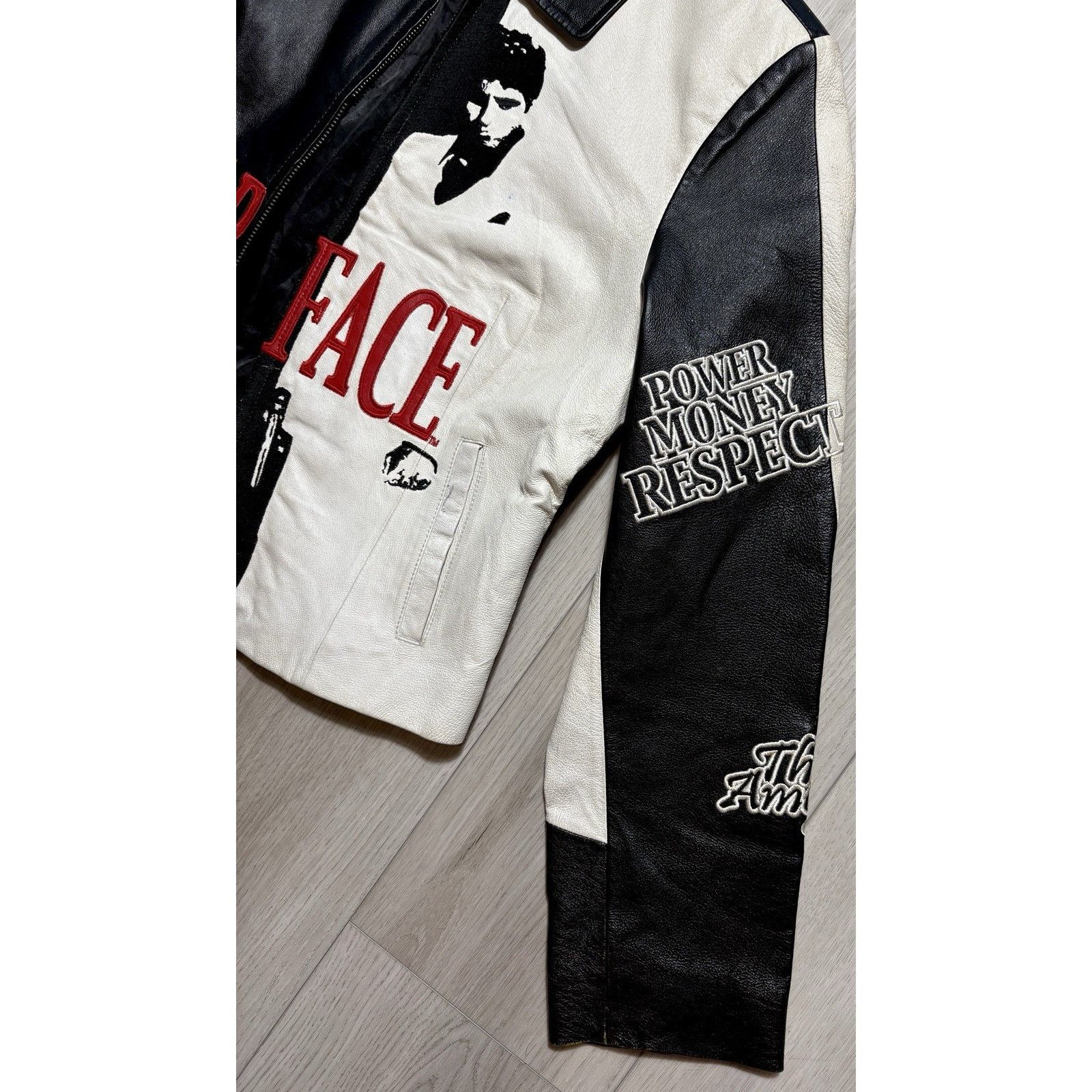 JH Design Scarface Licensed JH Design Leather Jacket Y2K Womens L Size L / US 10 / IT 46 - 16 Thumbnail