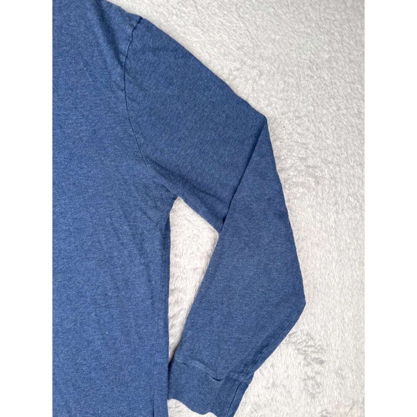 Ralph Lauren VINTAGE Polo Ralph Lauren Shirt Adult Large Blue Long Sleeve Crew Neck 100% Cotton READ Size US L / EU 52-54 / 3 - 2 Thumbnail