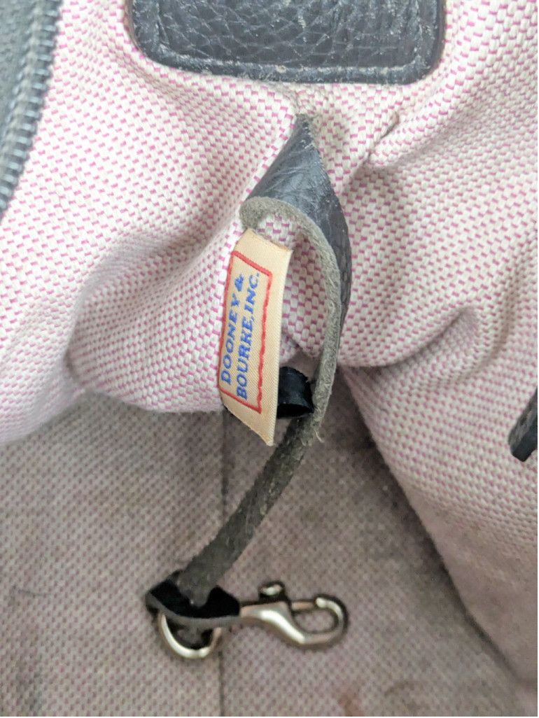 Dooney & Bourke Dooney & Bourke Signature Leather & Canvas Shoulder Bag Size ONE SIZE - 6 Thumbnail