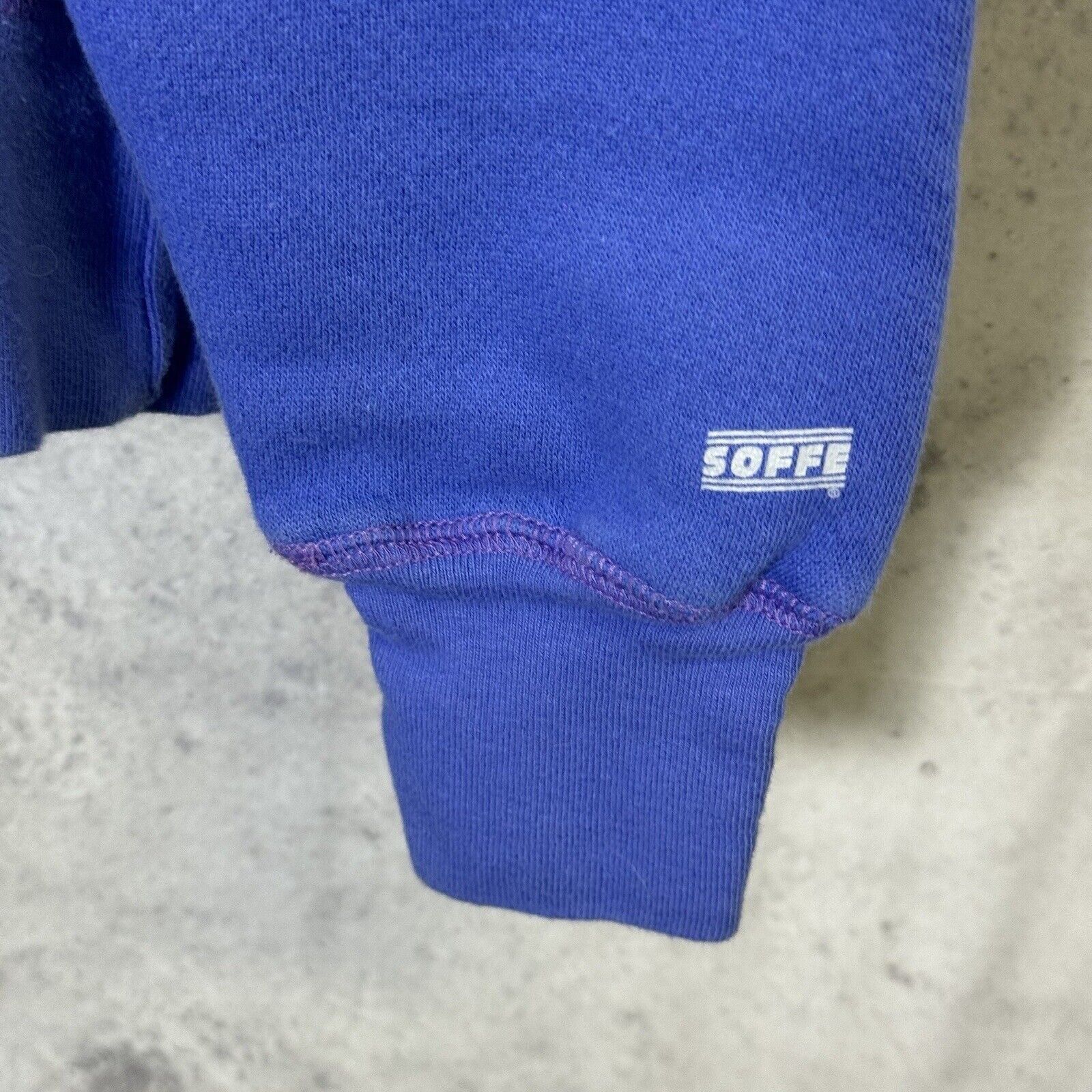 Vintage Soffe Hoodie Sweatshirt Junior XL Blue Long Sleeve C1 Size US XL / EU 56 / 4 - 7 Thumbnail