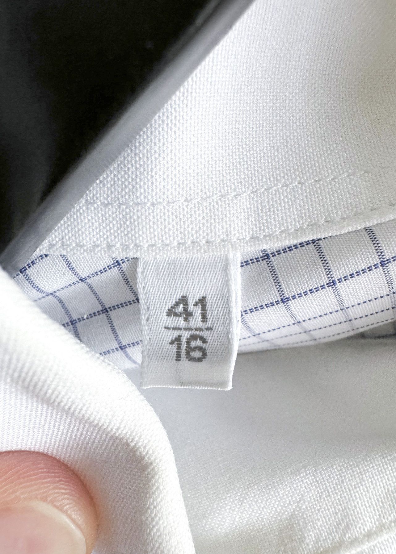Lanvin Lanvin White Checkered Shirt With White Collar Size US L / EU 52-54 / 3 - 6 Thumbnail