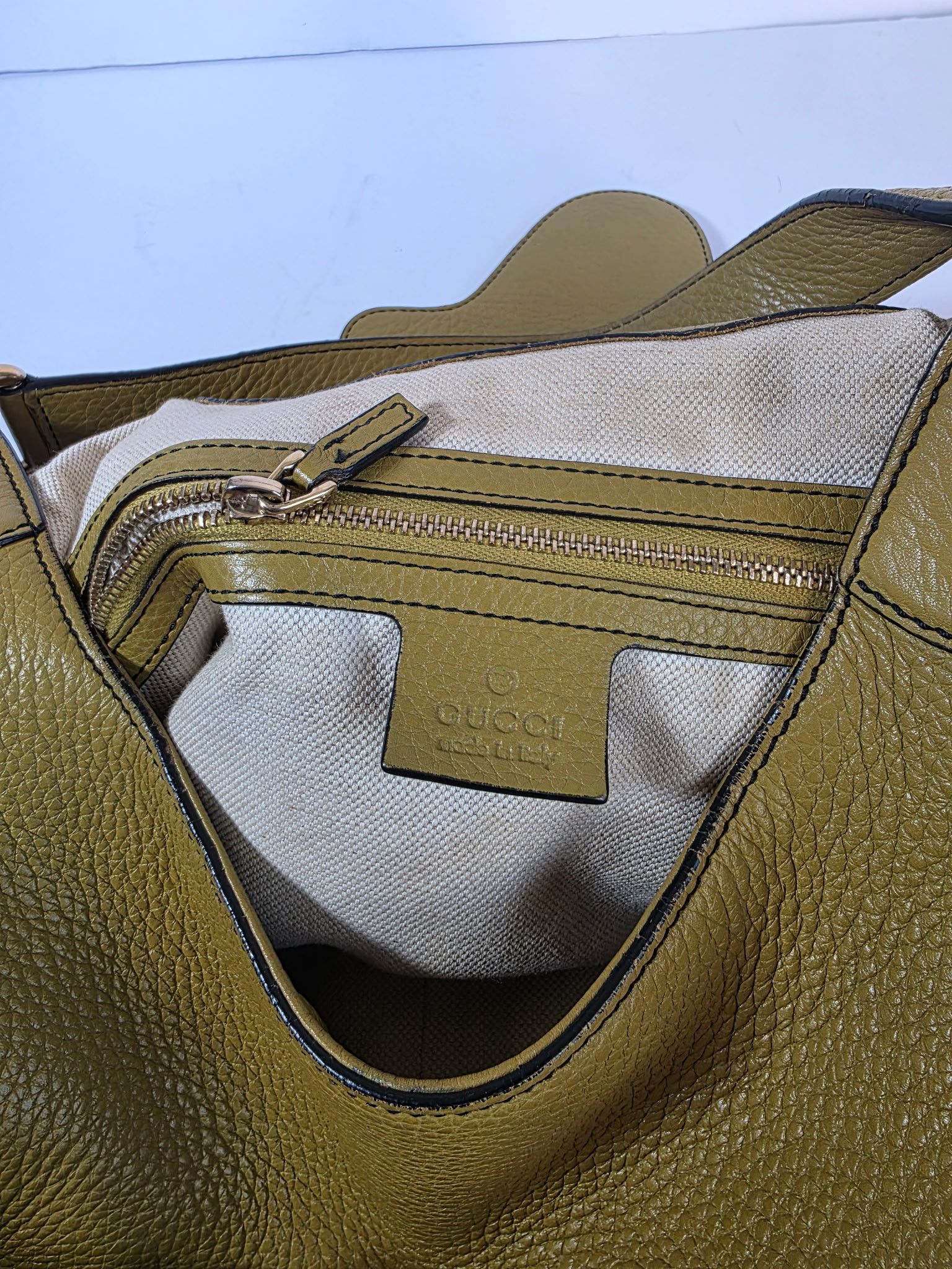 Gucci Gucci Emily Leather Bag in Green Size ONE SIZE - 6 Thumbnail