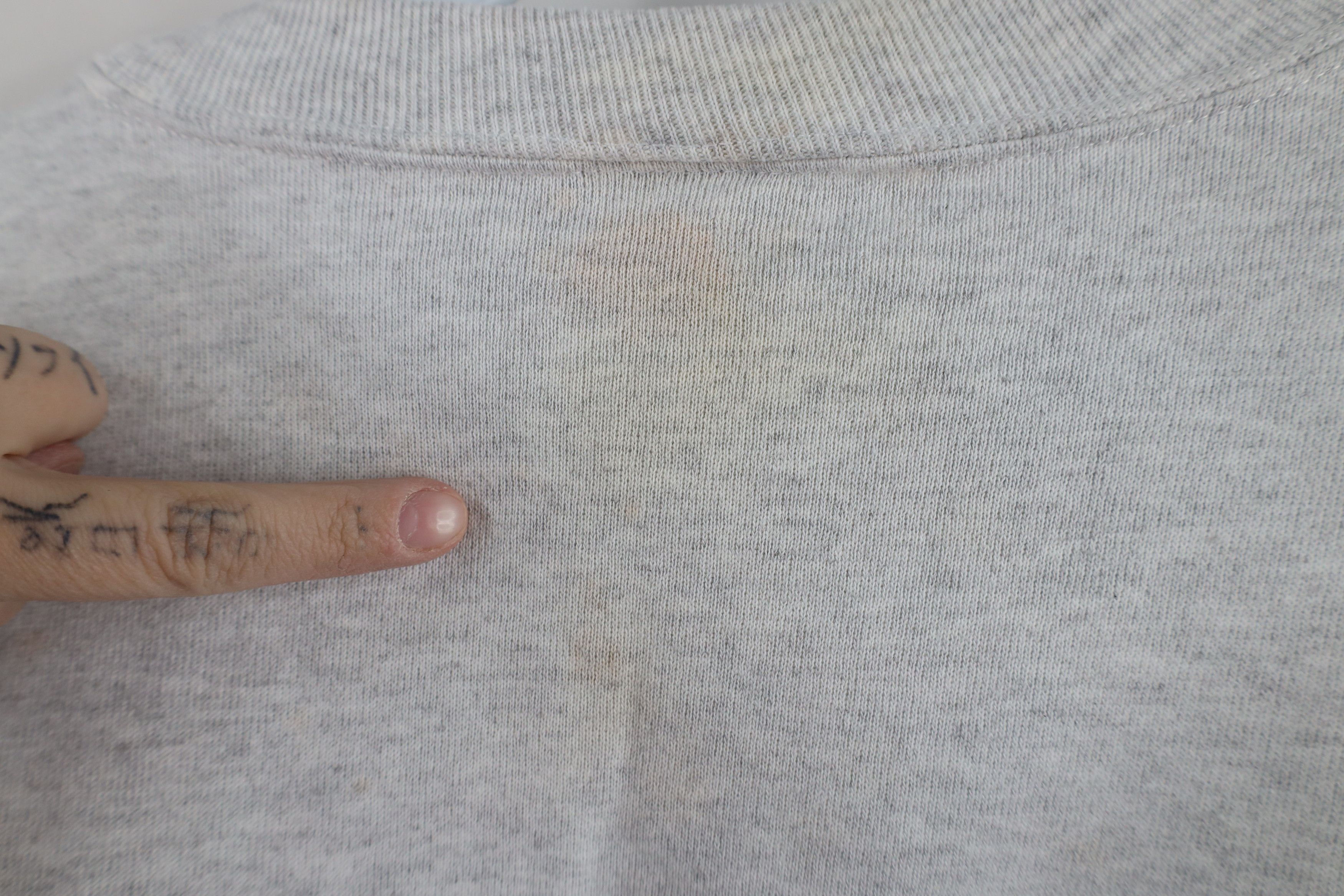 Vintage Vintage 90s Streetwear Crewneck Sweatshirt Heather Gray USA Size US L / EU 52-54 / 3 - 9 Thumbnail