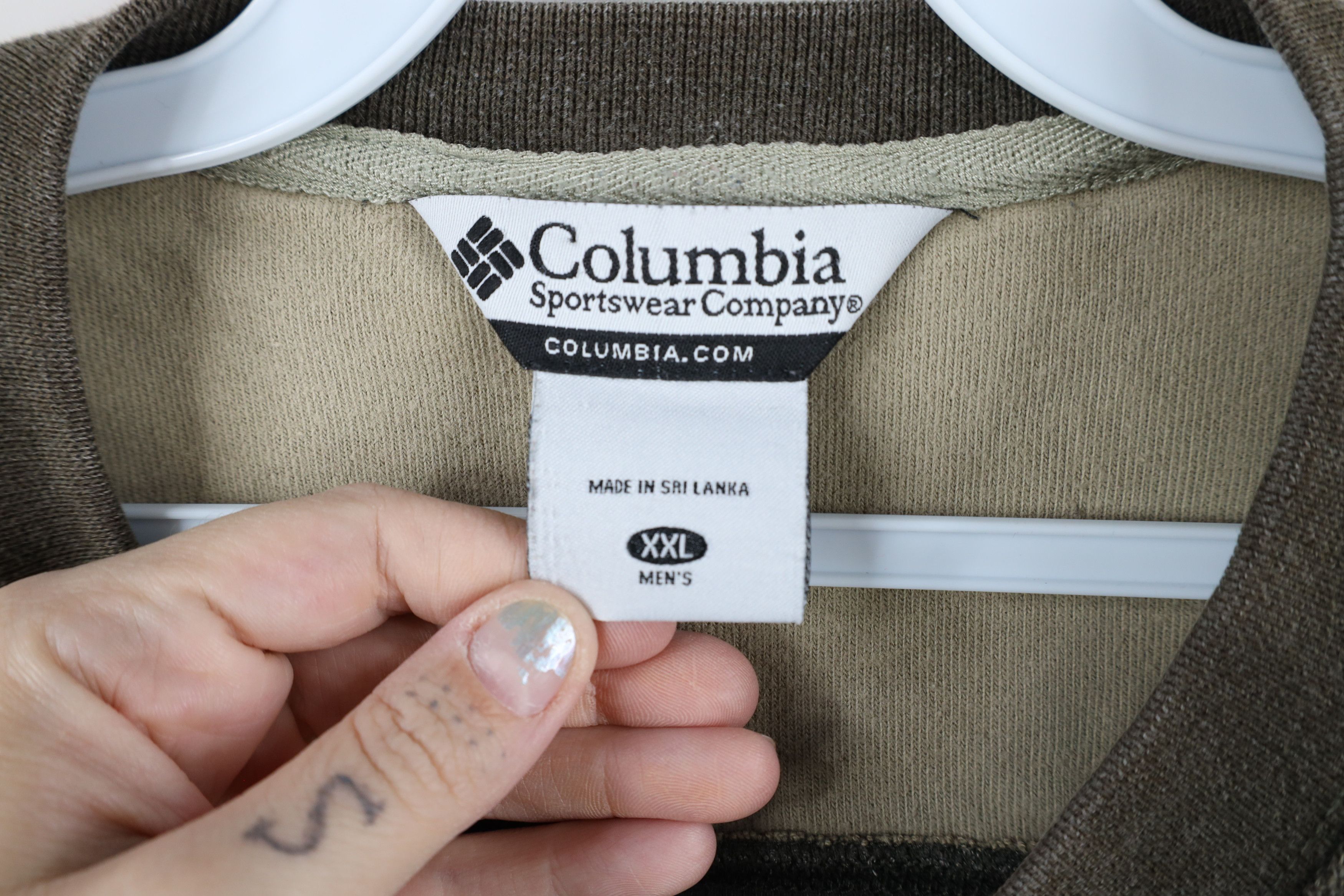 Columbia Vintage 90s Columbia Heavyweight Cotton Ribbed Knit Sweater Size US XXL / EU 58 / 5 - 5 Thumbnail