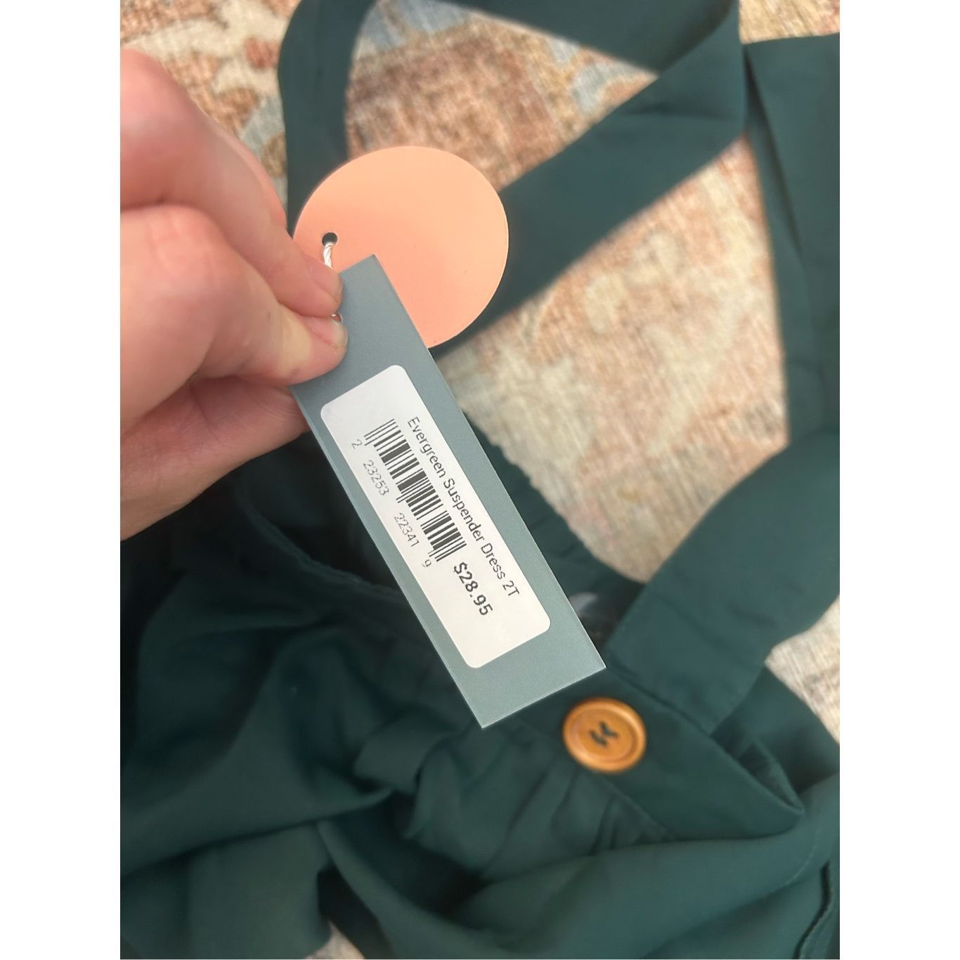 Other Bailey's Blossoms NWT Daphne Suspender Skirt - Hunter Green, Size ONE SIZE - 8 Thumbnail