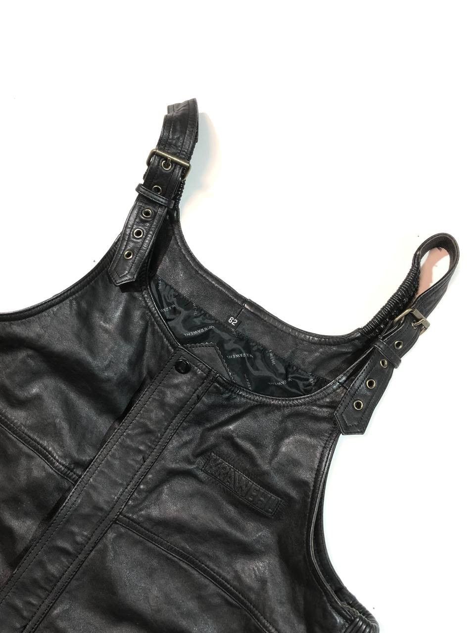 Genuine Leather × Vintage Krawehl Leder Overall Racing Biker Leather Vintage Size US 38 / EU 54 - 6 Thumbnail