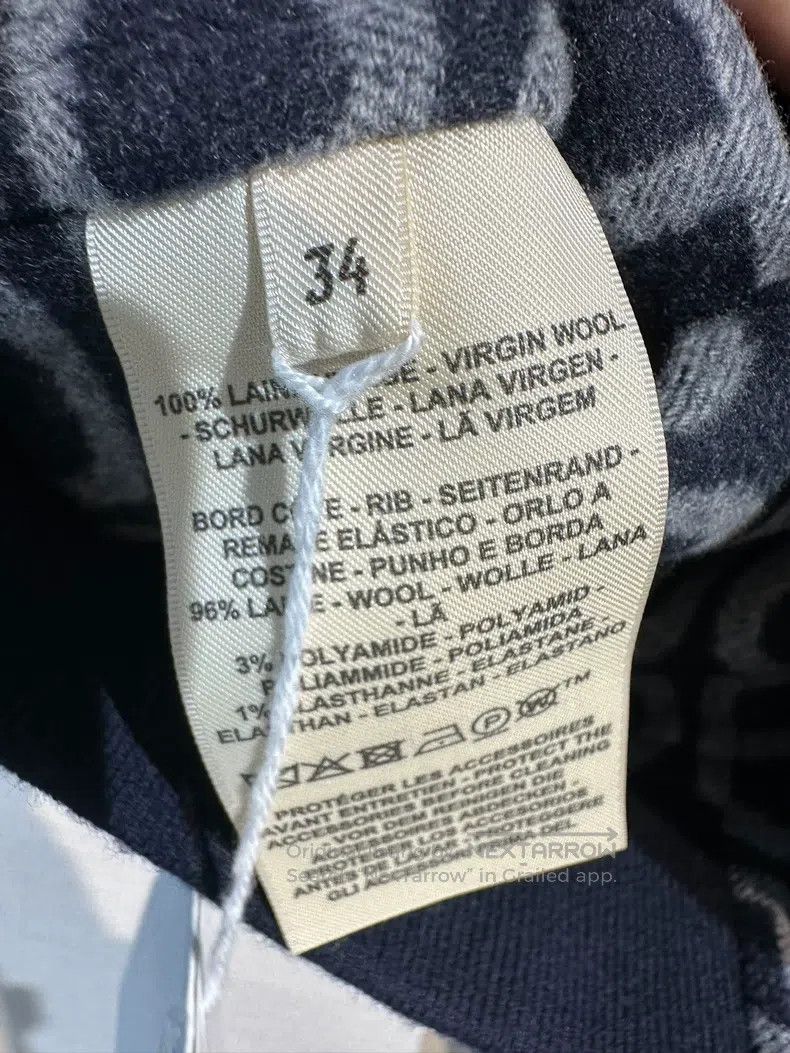 Hermes Hermes Navy Pig Nose Wool Jacket Size XXS / US 00 / IT 34 - 3 Thumbnail
