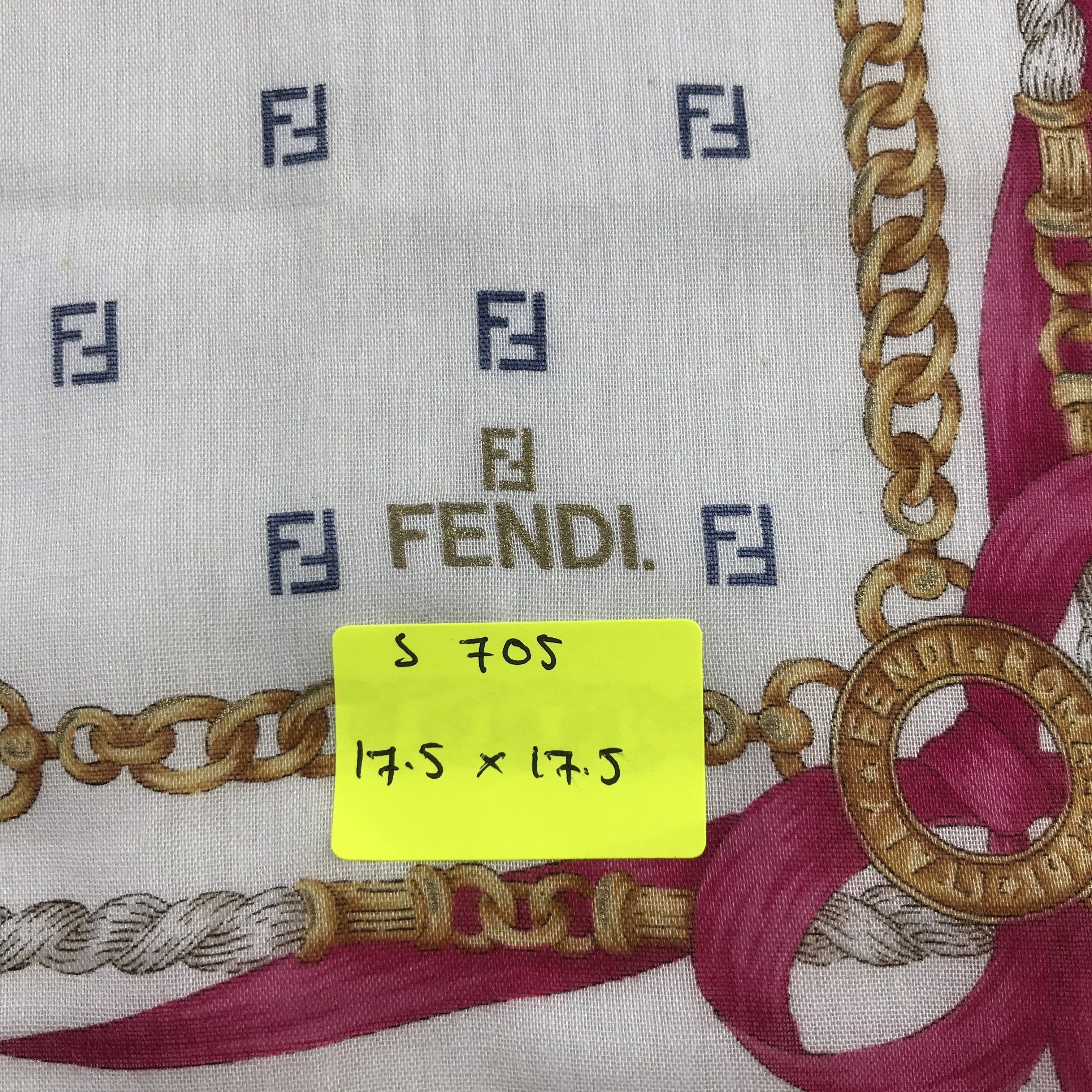 Vintage Vintage Fendi Bandana / Handkerchief / Neckerchief - S705 Size ONE SIZE - 5 Thumbnail
