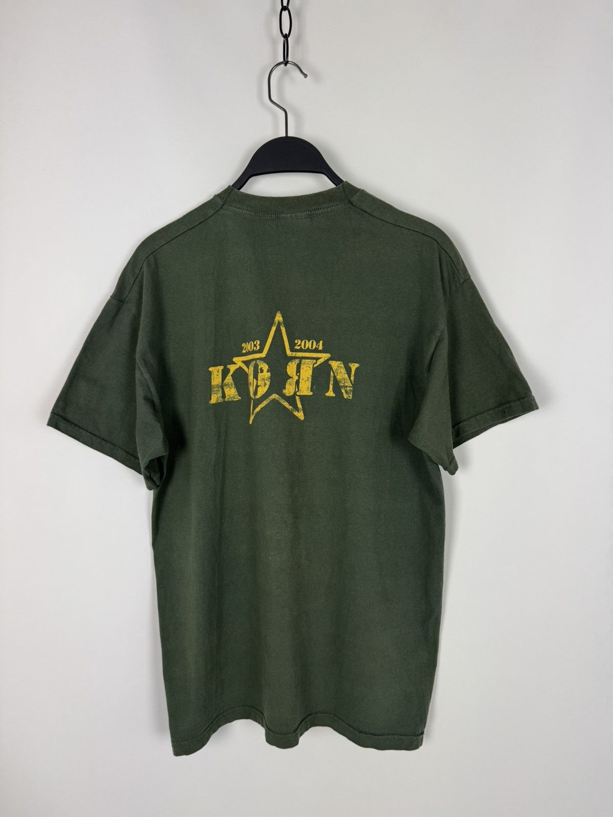 Band Tees × Vintage 2003-2004 Sun Faded Korn Take a Lock in the Mirror T-Shirt Size US M / EU 48-50 / 2 - 7 Thumbnail