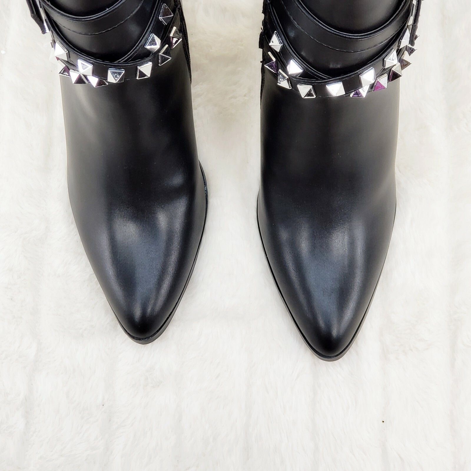 Other Classic Western Designer Cowboy Style Studded Strap Ankle Bo Size US 10 / IT 40 - 3 Thumbnail
