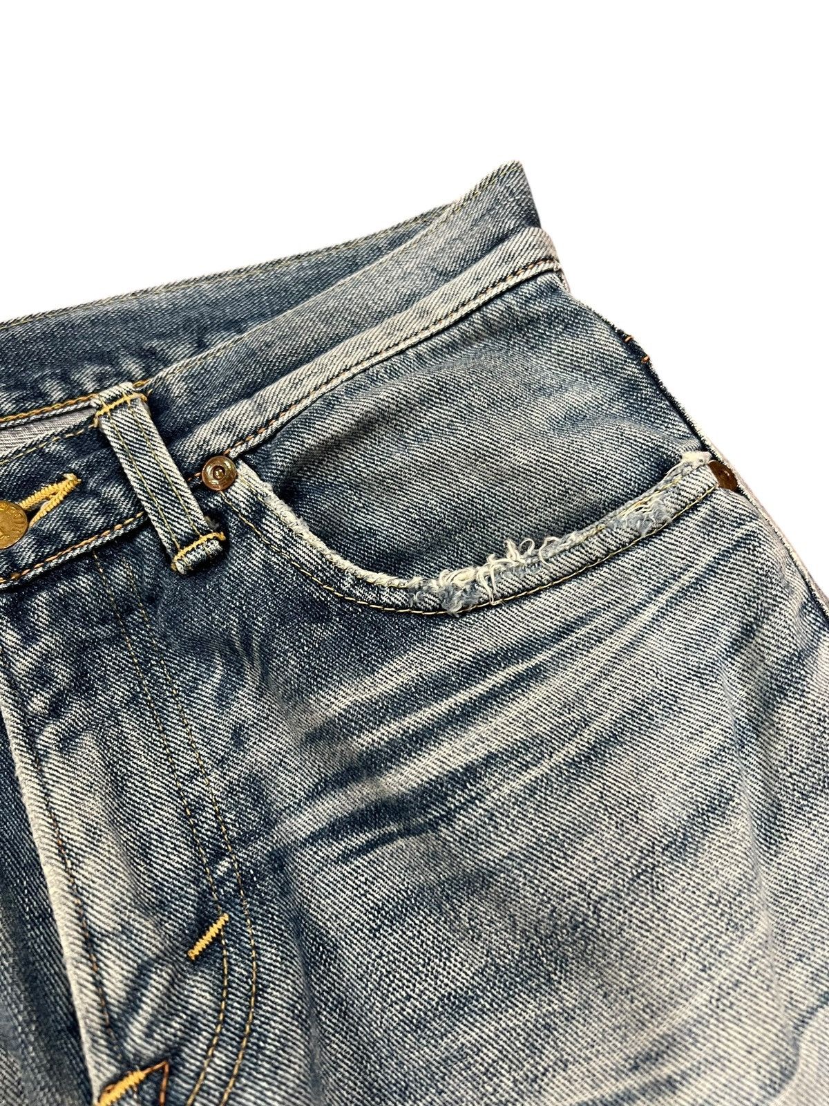 Lee Vintage Lee Union Made Sanforized Faded Denim Jean Size US 29 - 9 Thumbnail