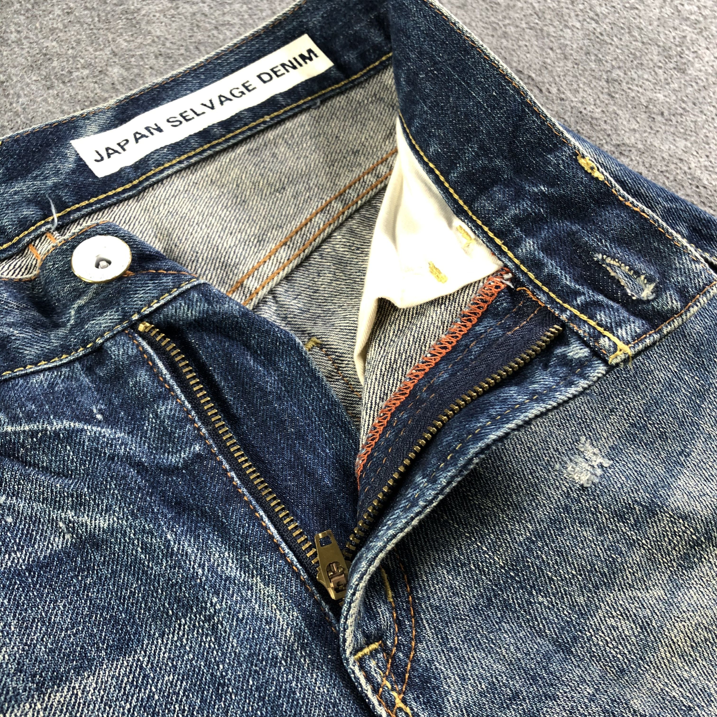 Vintage Rush Hour Selvage Jeans-J2959 Size US 31 - 7 Thumbnail