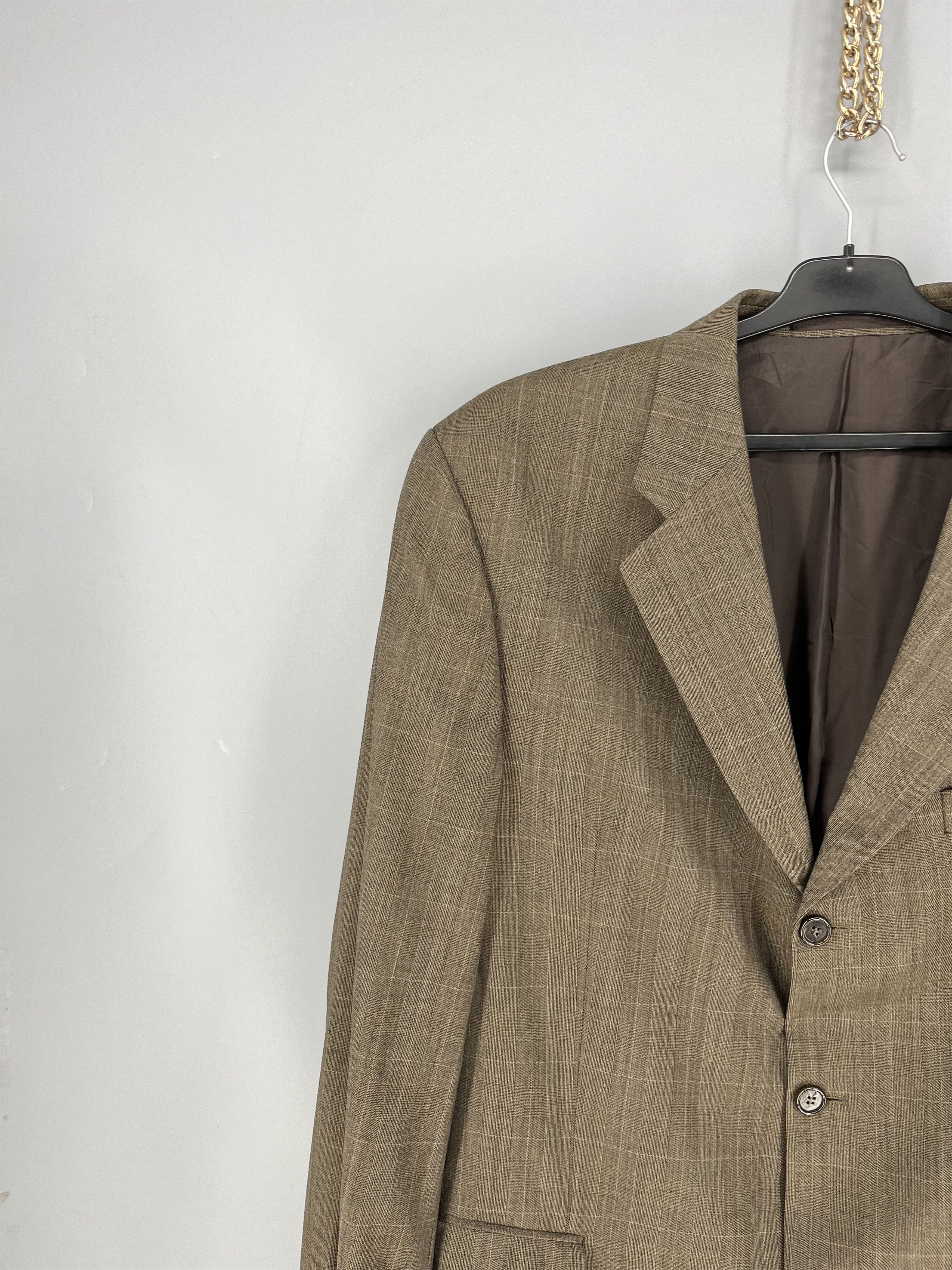 Loro Piana TITLE: Vintage Loro Piana Tasmanian Super 120s Wool Blazer Size 48R - 4 Thumbnail