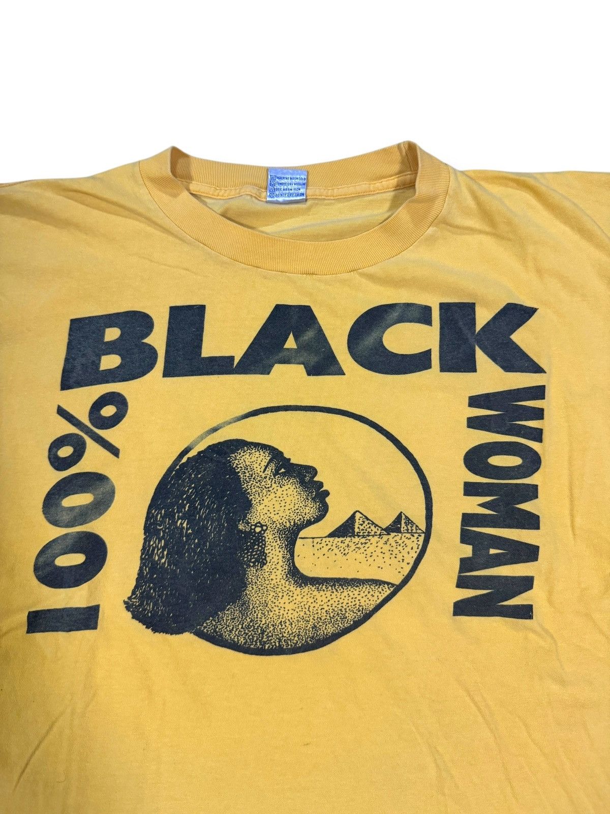 Vintage *RARE* VINTAGE 90s 100% BLACK WOMAN GOD RELIGION TEE Size XL / US 12-14 / IT 48-50 - 2 Thumbnail
