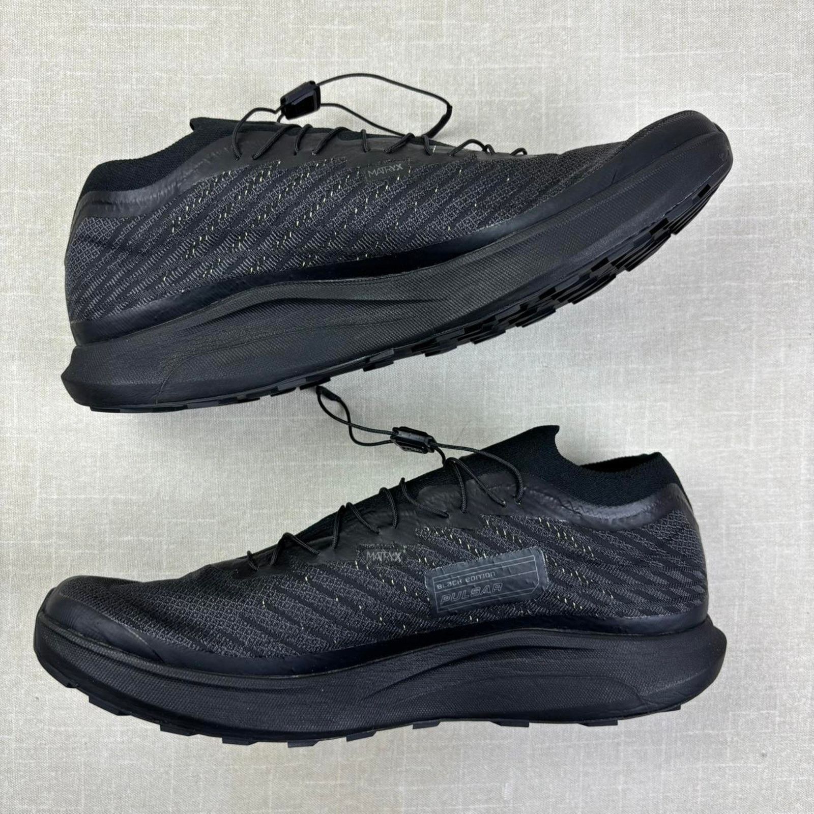 Salomon ♠️ 2021 Salomon Pulsar Black Limited "Triple Black" 12M Size US 12 / EU 45 - 4 Thumbnail