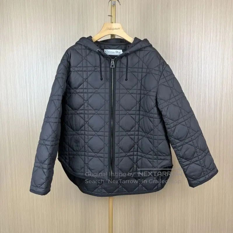 Dior Women's Quilted Black Polyester Jacket .
