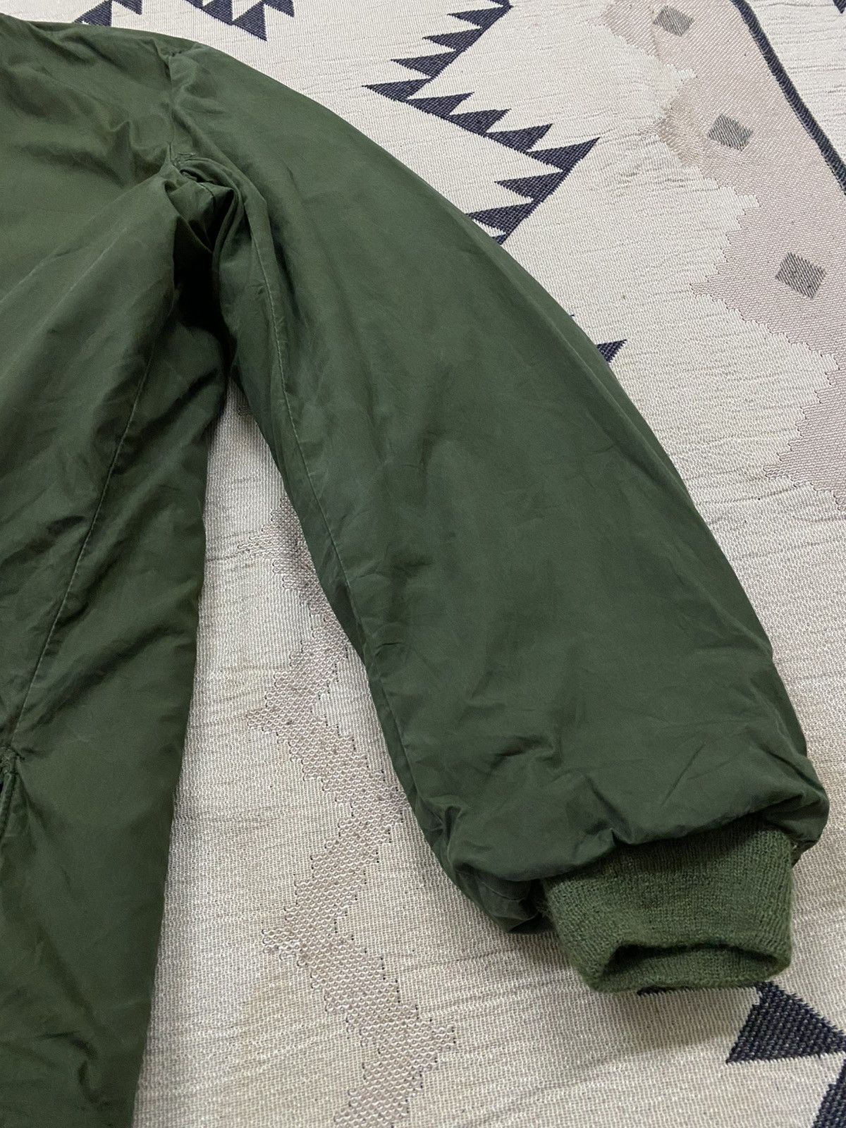 Other 60s SWEDISH ARMY M59 QUILTED MILITARY JACKET GREEN C148 Size US M / EU 48-50 / 2 - 8 Thumbnail