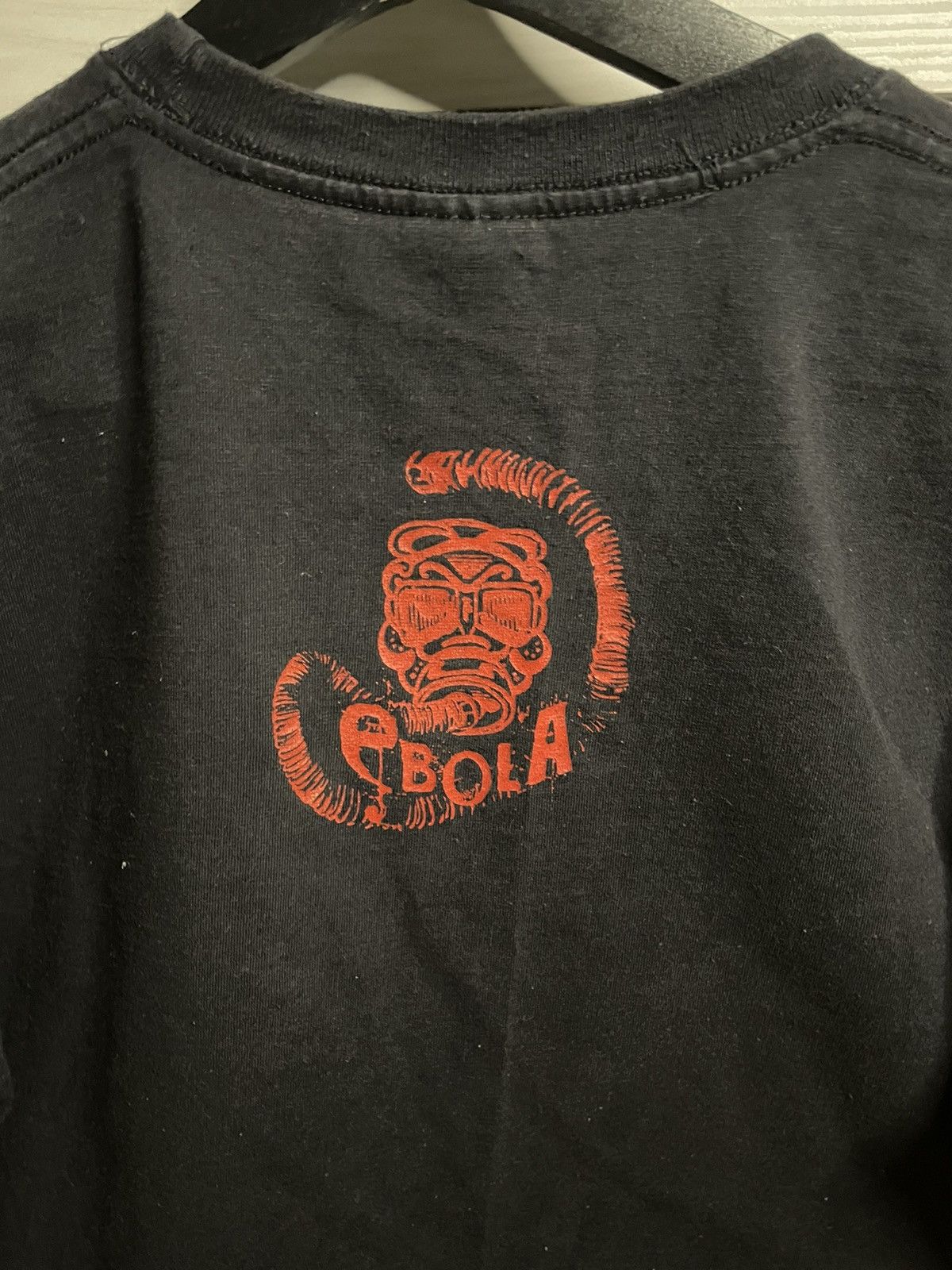 Japanese Brand × Vintage ebola t shirt satan black metal nun mask ghotical Size US M / EU 48-50 / 2 - 7 Thumbnail