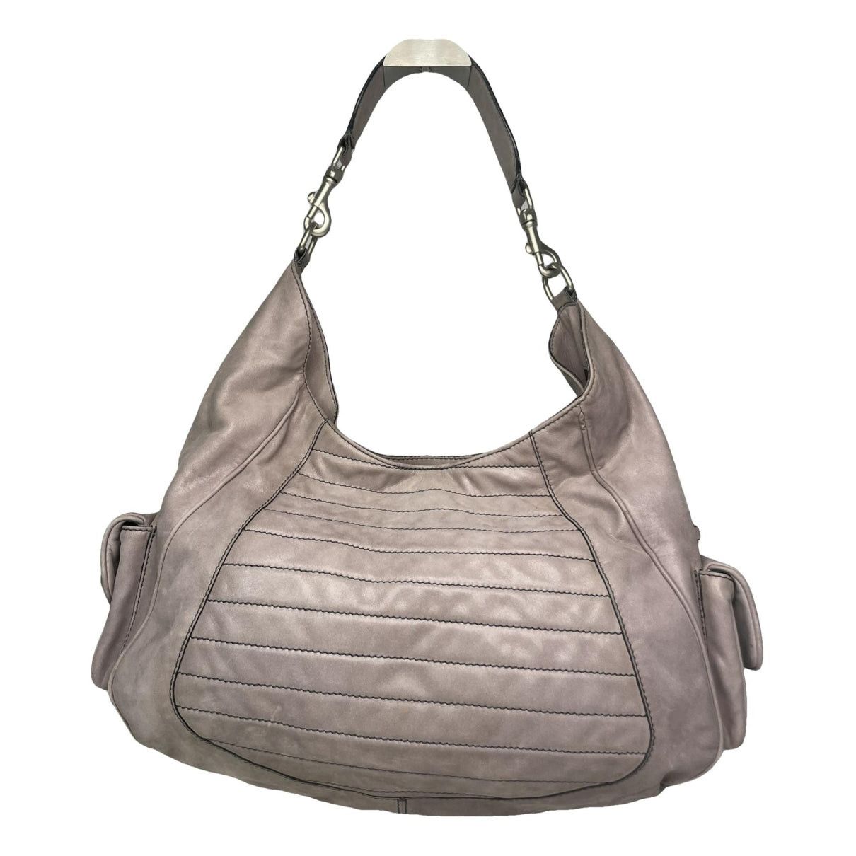 Escada Grey Leather Handbag Size ONE SIZE - 1 Thumbnail