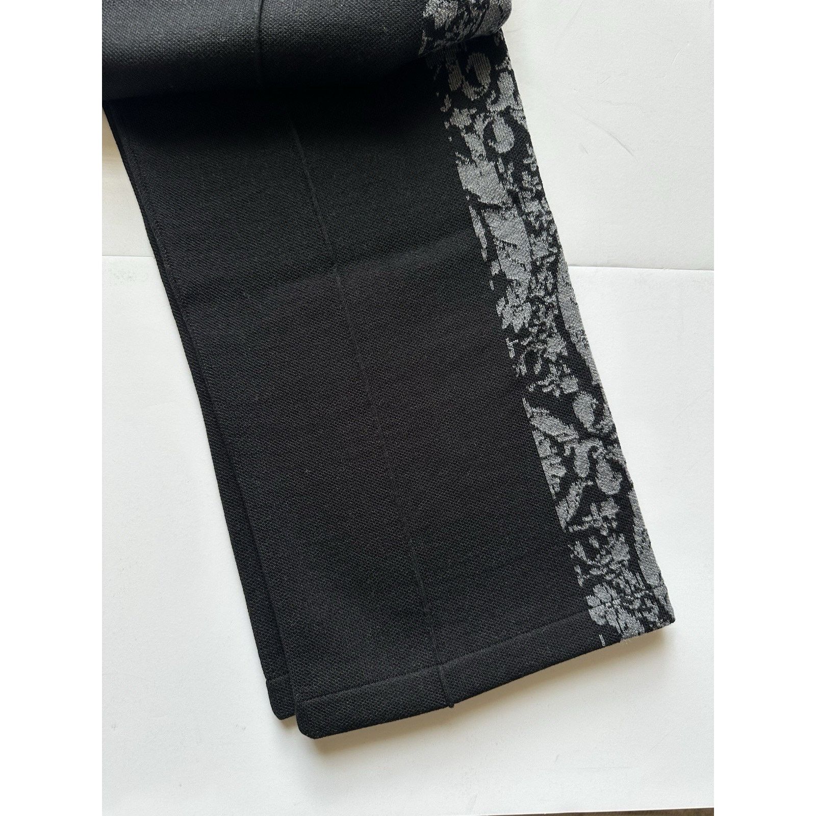 Versace Versace Knit Barocco Jacquard Black Pants L (50) 1013253 Size US 32 / EU 48 - 6 Thumbnail