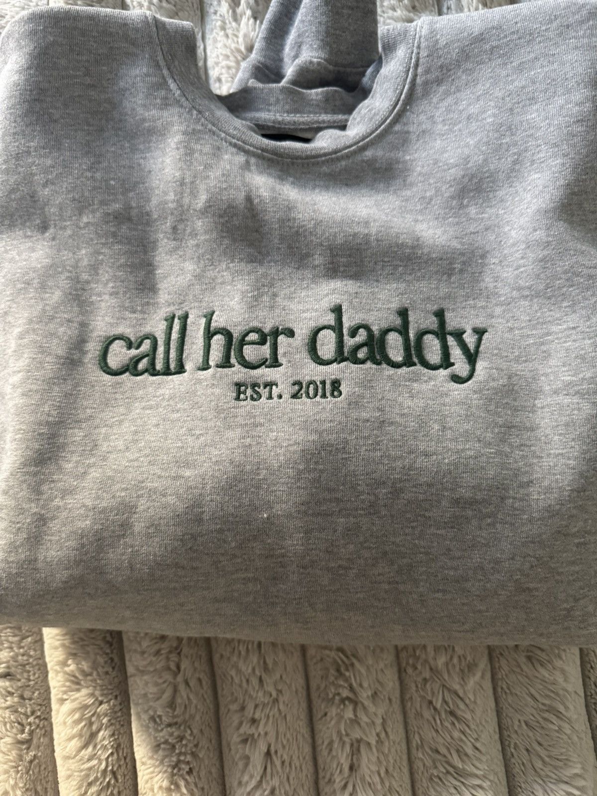Sporty & Rich call her daddy 2018 heather barstool sports embroidered crew Size S / US 4 / IT 40 - 10 Thumbnail