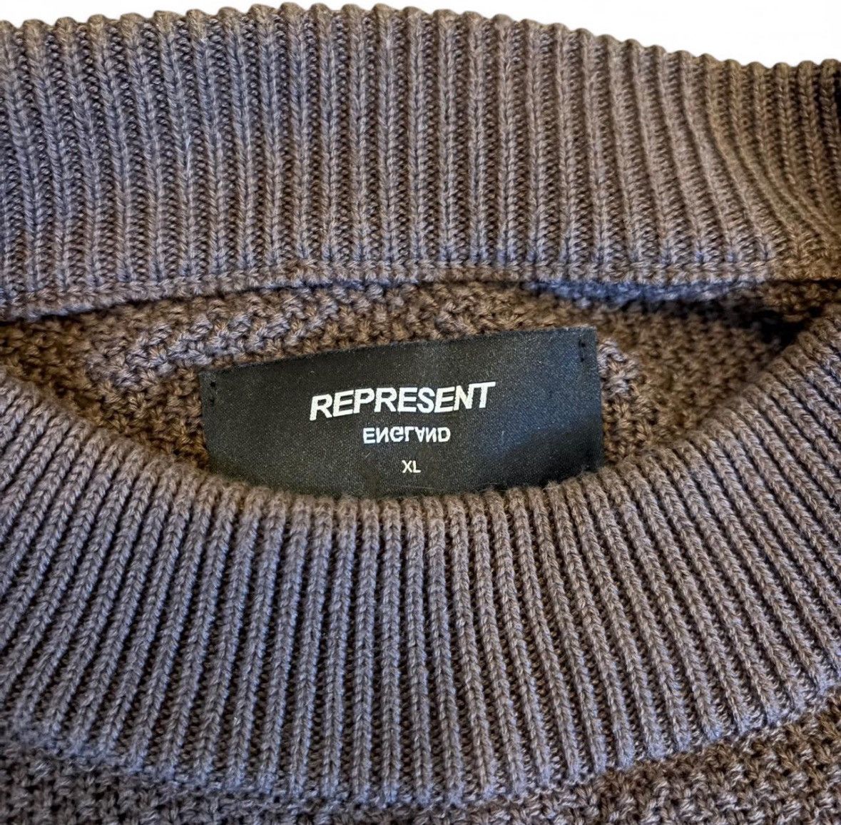 Represent Clo. Represent Brown Ribbed Sweater Size US XL / EU 56 / 4 - 2 Thumbnail