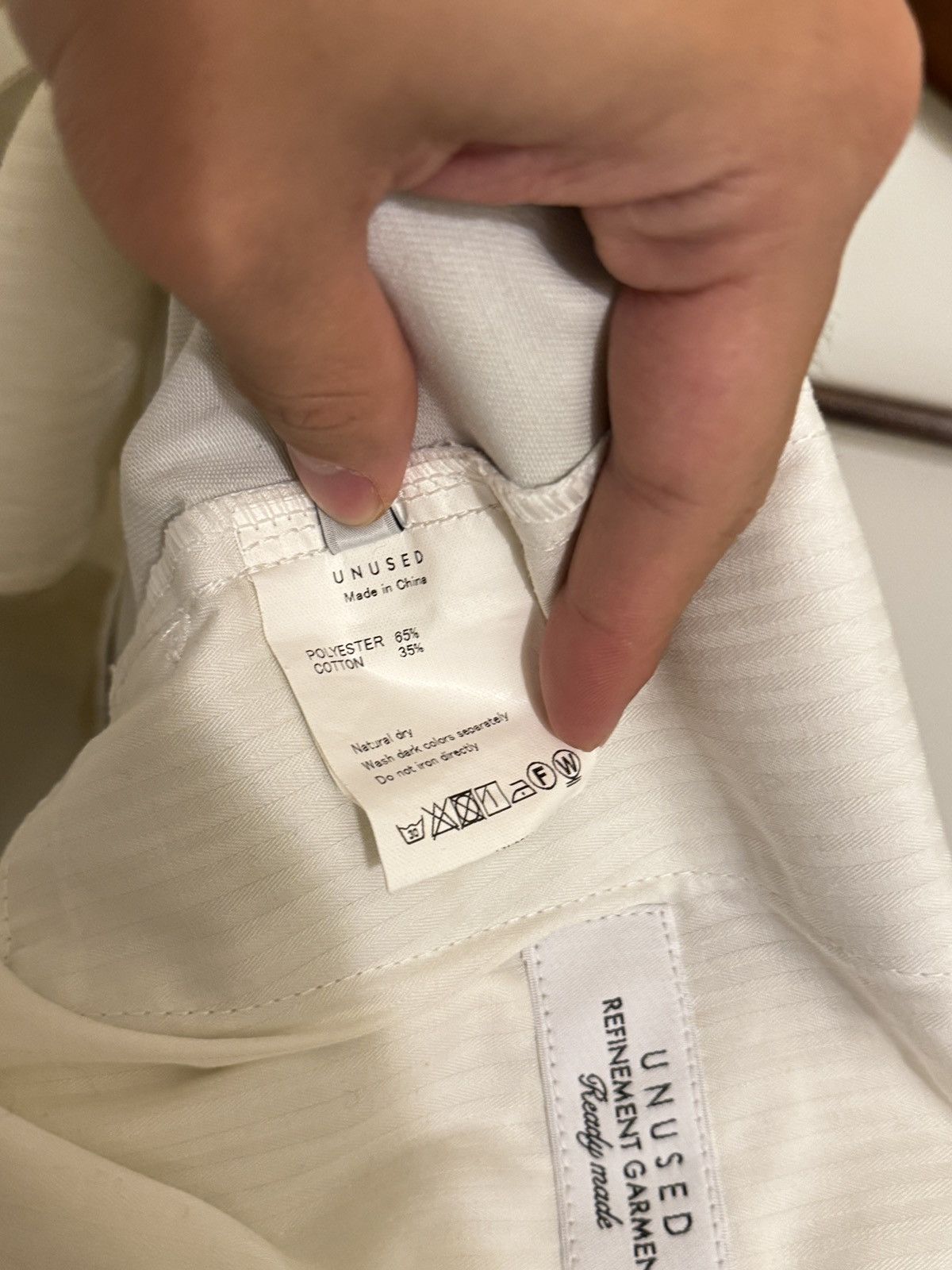 Unused UNUSED × Dickies White Work Pants (Ken Ijima style) Size US 30 / EU 46 - 7 Thumbnail