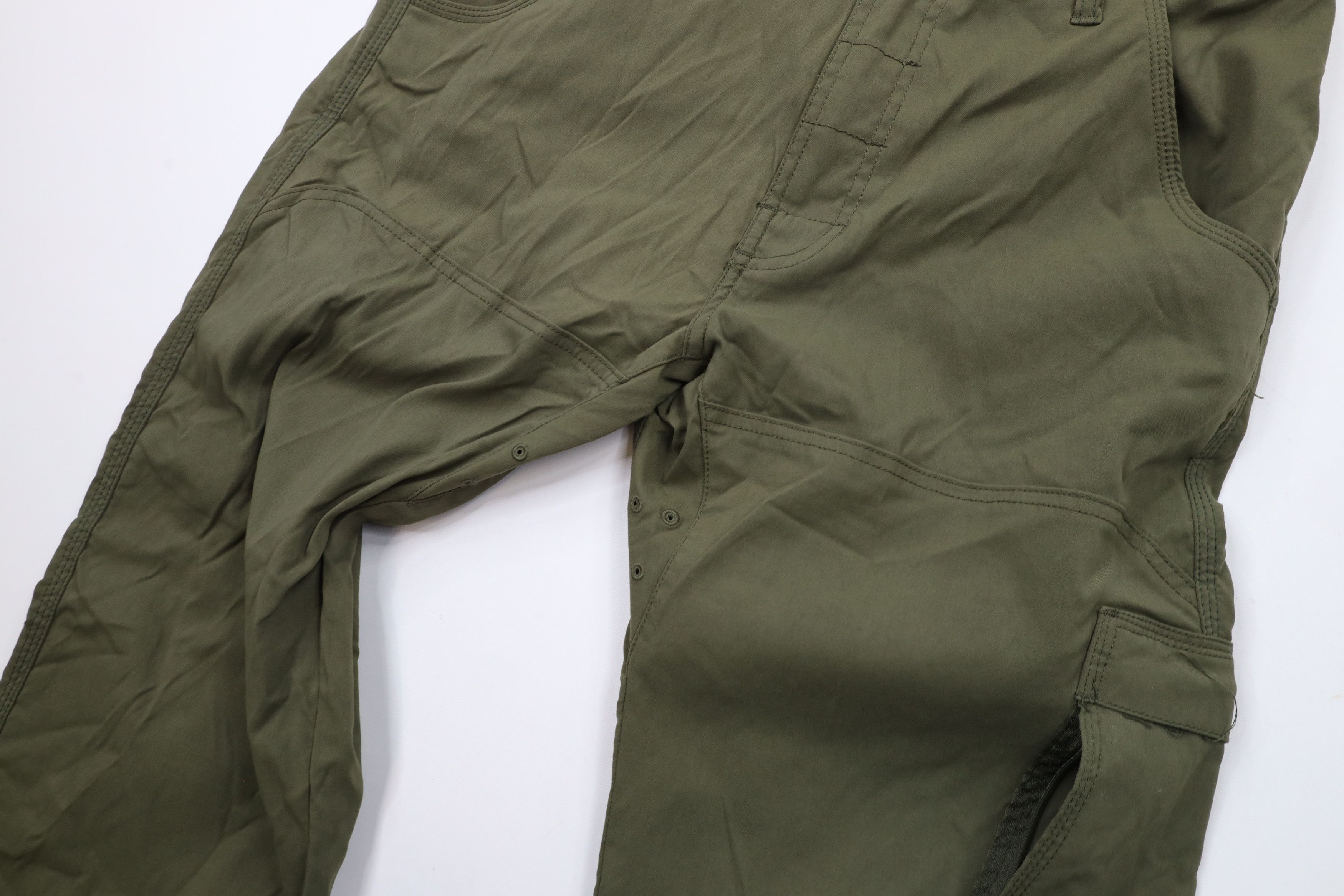 Prana × Vintage prAna Breathe Belted Zion II Hiking Trail Pants Olive Green Size US 32 / EU 48 - 7 Thumbnail