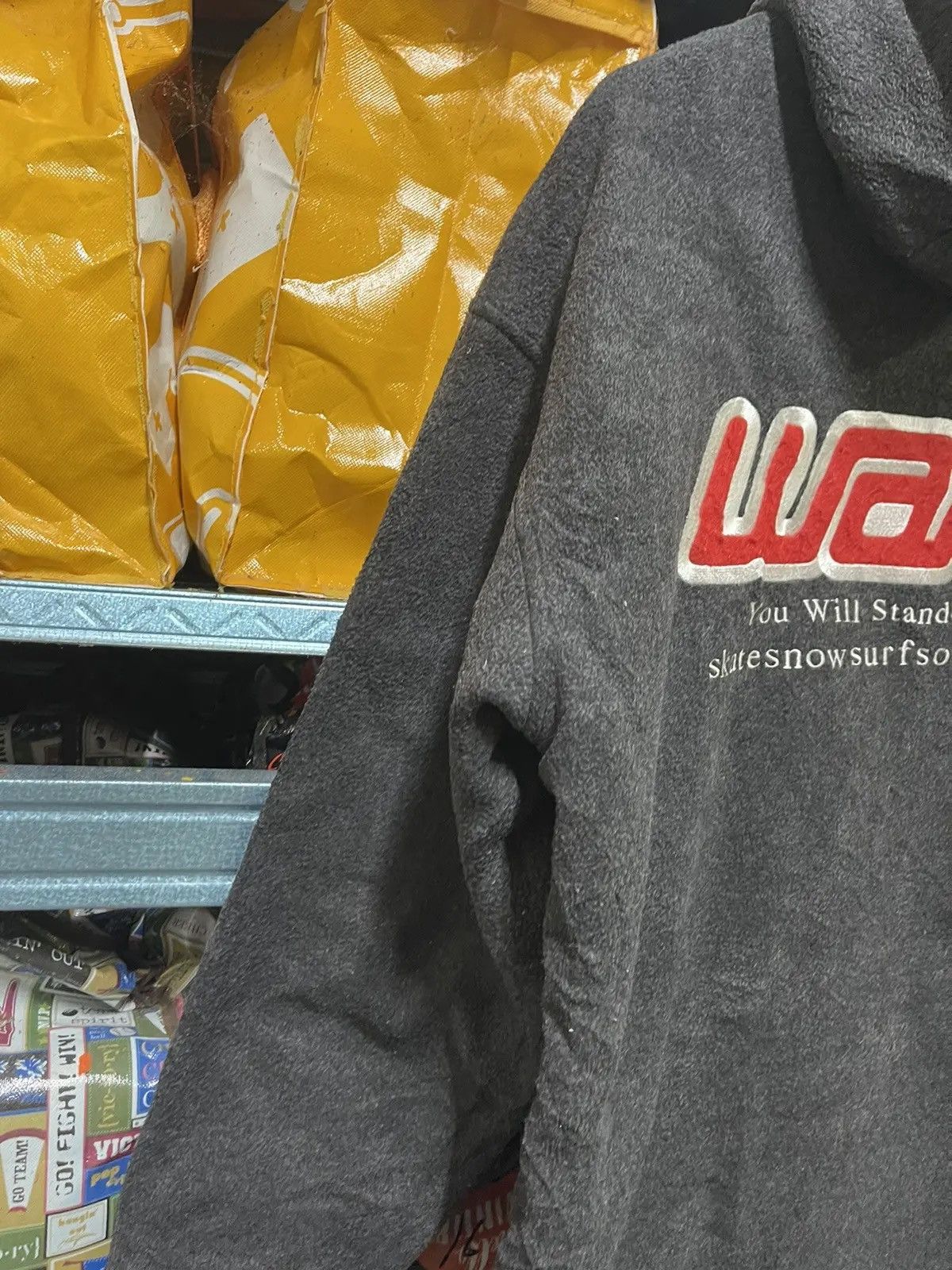 Japanese Brand Vintage Warp Fleece Zip Hoodie – Complete Streetwear Classic Size US L / EU 52-54 / 3 - 4 Thumbnail