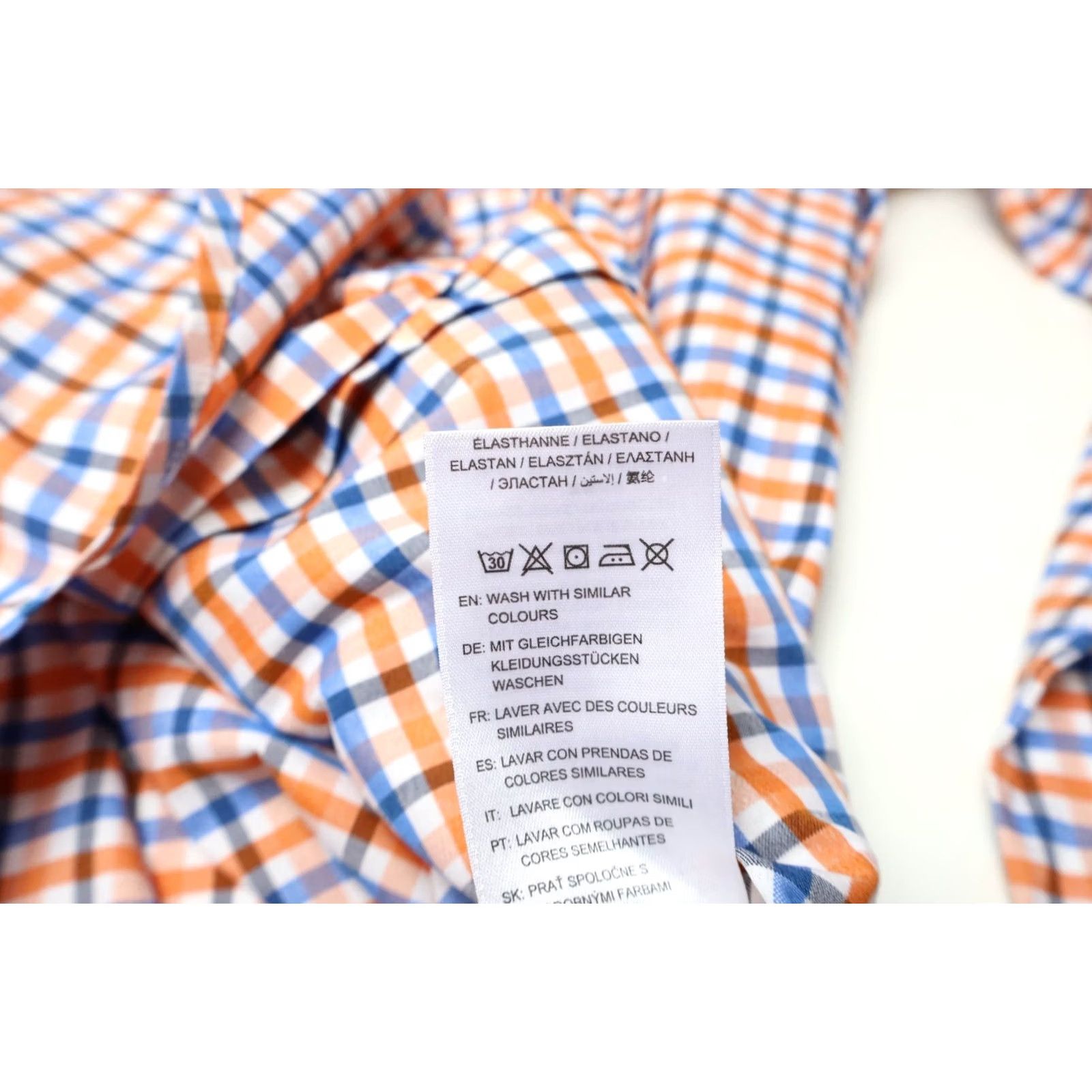 Gant GANT Tech Prep Regular Shirt Men Large Multicolor Check Long Sleeve Button-Up Size US L / EU 52-54 / 3 - 7 Thumbnail