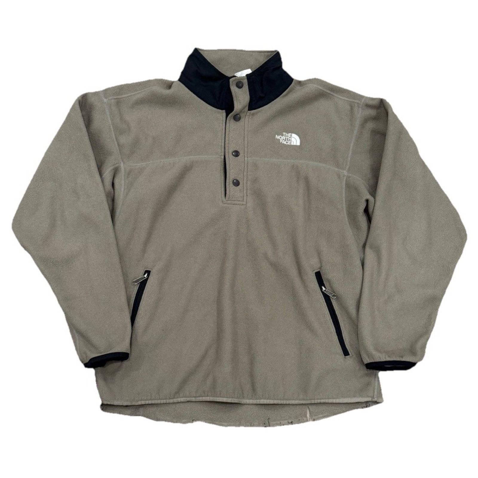 The North Face The North Face Polartec 1/4 Snap Neck Fleece Pullover Jacket Size US L / EU 52-54 / 3 - 1 Thumbnail