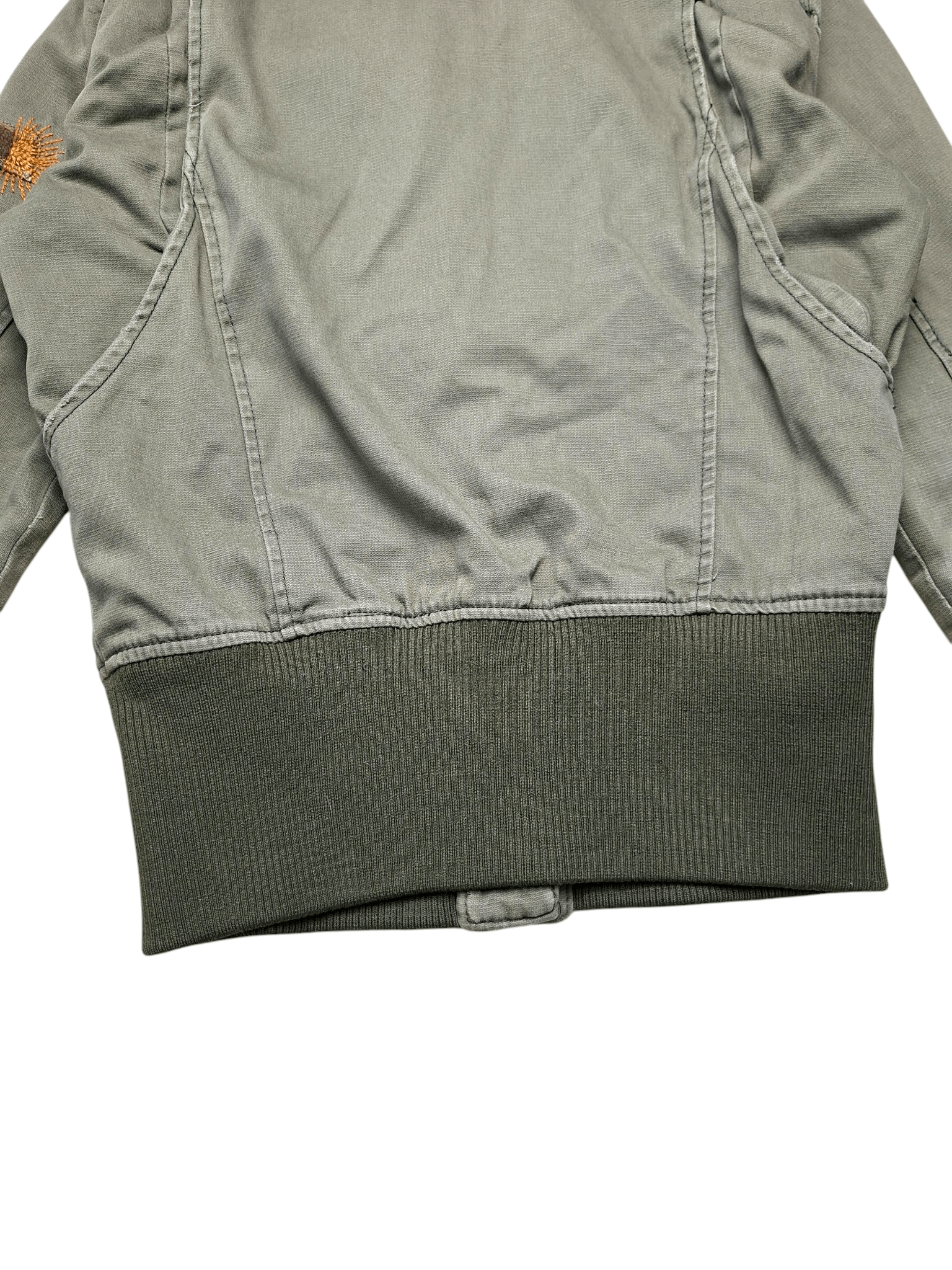 Miss Sixty Miss Sixty Military Jacket Khaki Green Utility Bomber Size S / US 4 / IT 40 - 14 Thumbnail