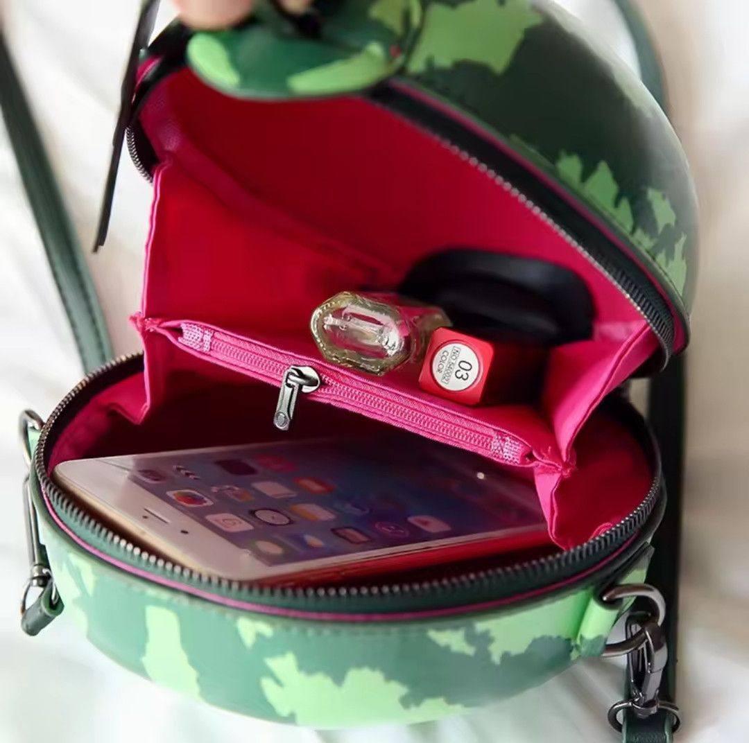 Japanese Brand Cute Cartoon Watermelon Shoulder Bag Size ONE SIZE - 4 Thumbnail