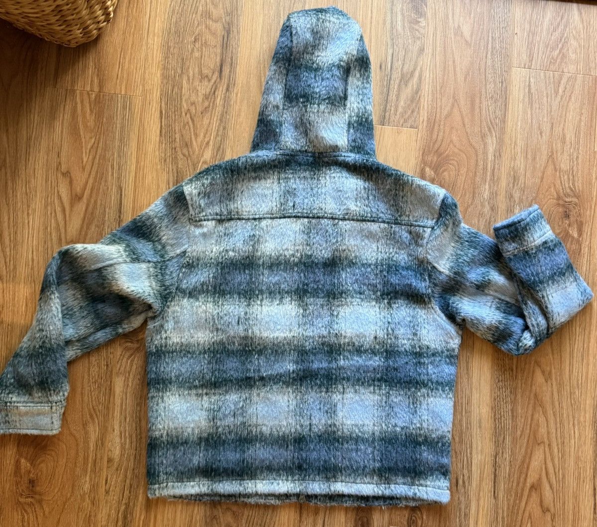 EPTM. EPTM MOHAIR flannel jacket blue Size US S / EU 44-46 / 1 - 6 Thumbnail