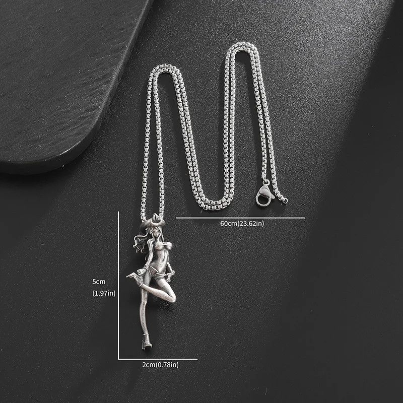 Jewelry Cowgirl Denim Pendant Necklace Size ONE SIZE - 4 Thumbnail